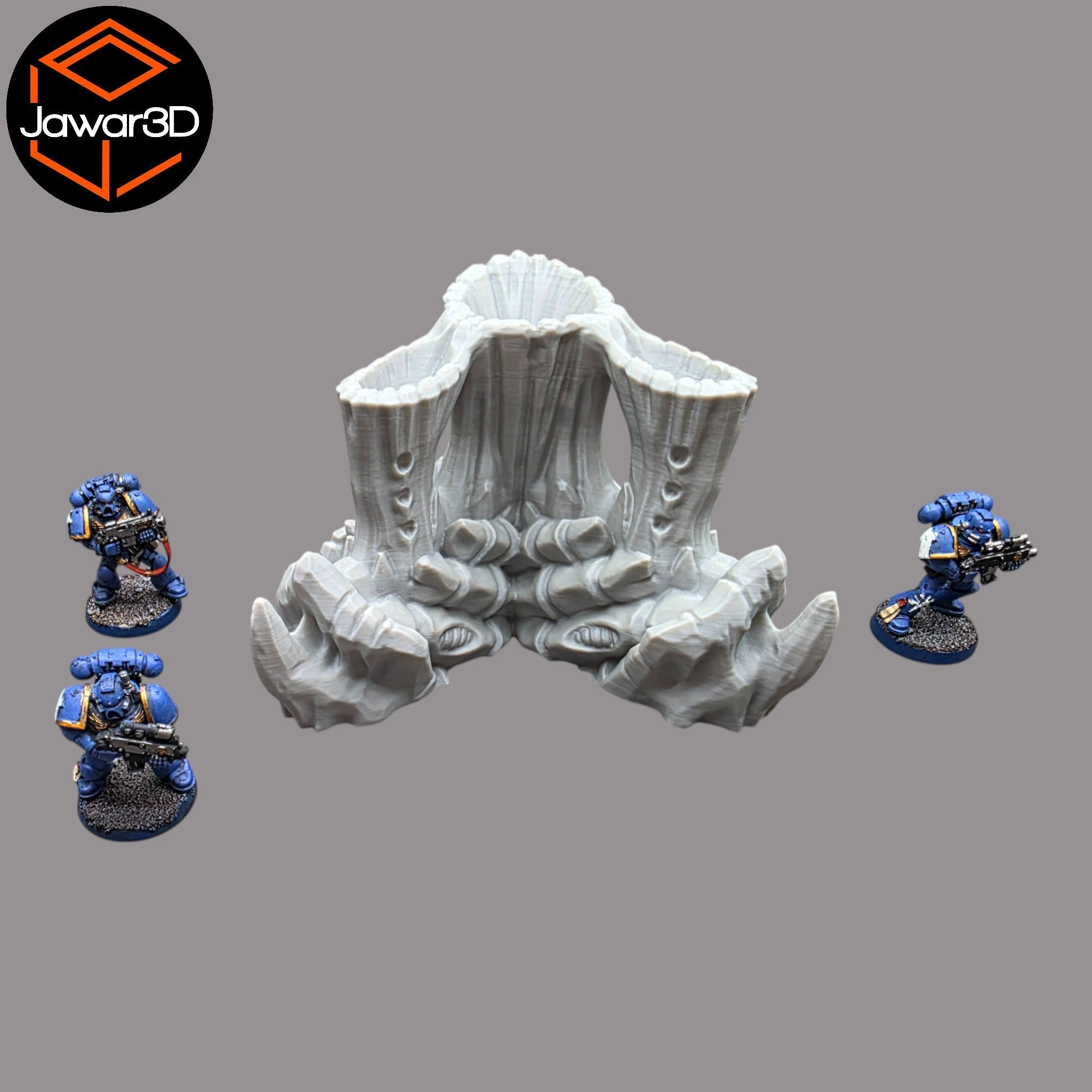 Hive Smokestack #4 - 28mm Wargaming Scatter Terrain Scenery Tabletop Jawar3d