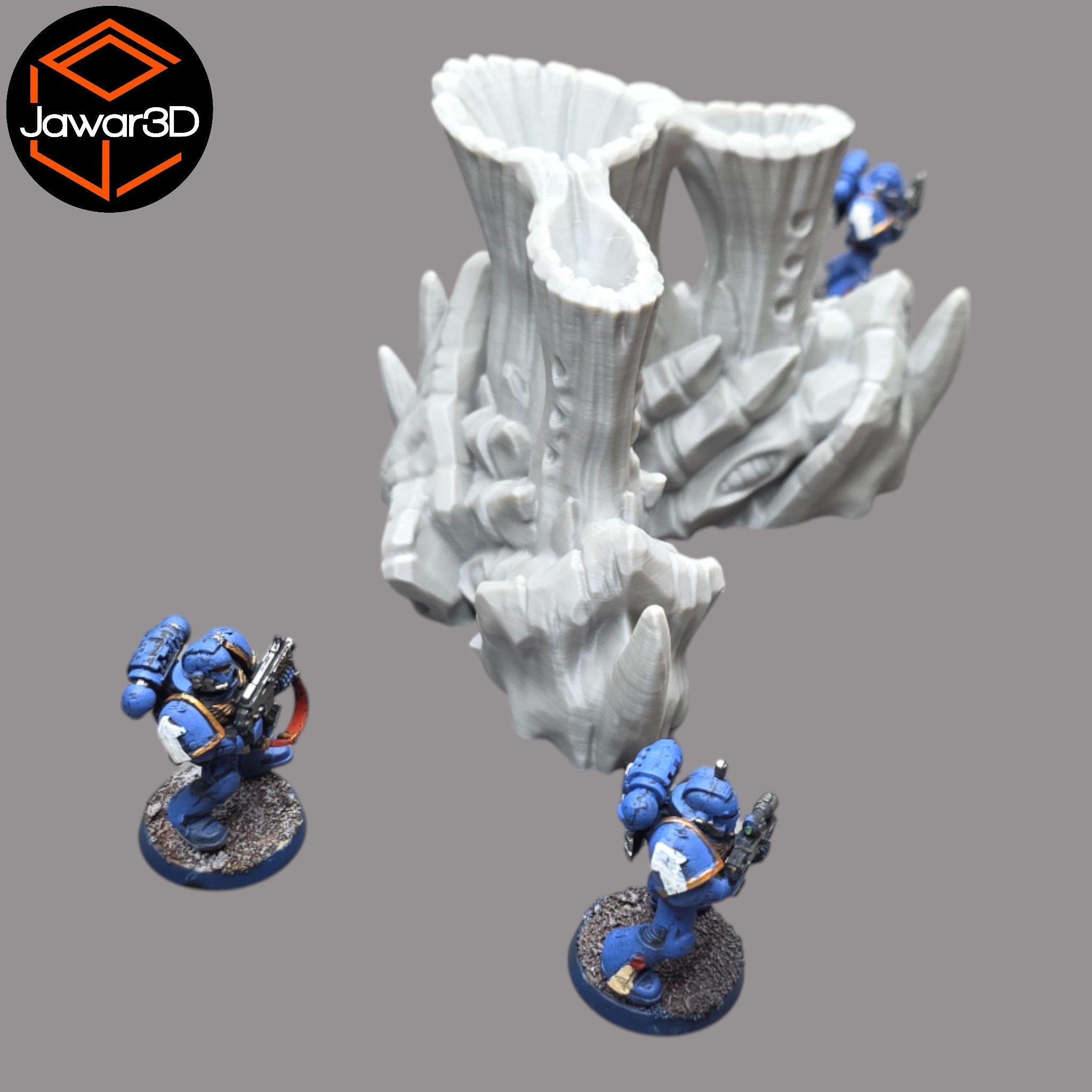 Hive Smokestack #4 - 28mm Wargaming Scatter Terrain Scenery Tabletop Jawar3d