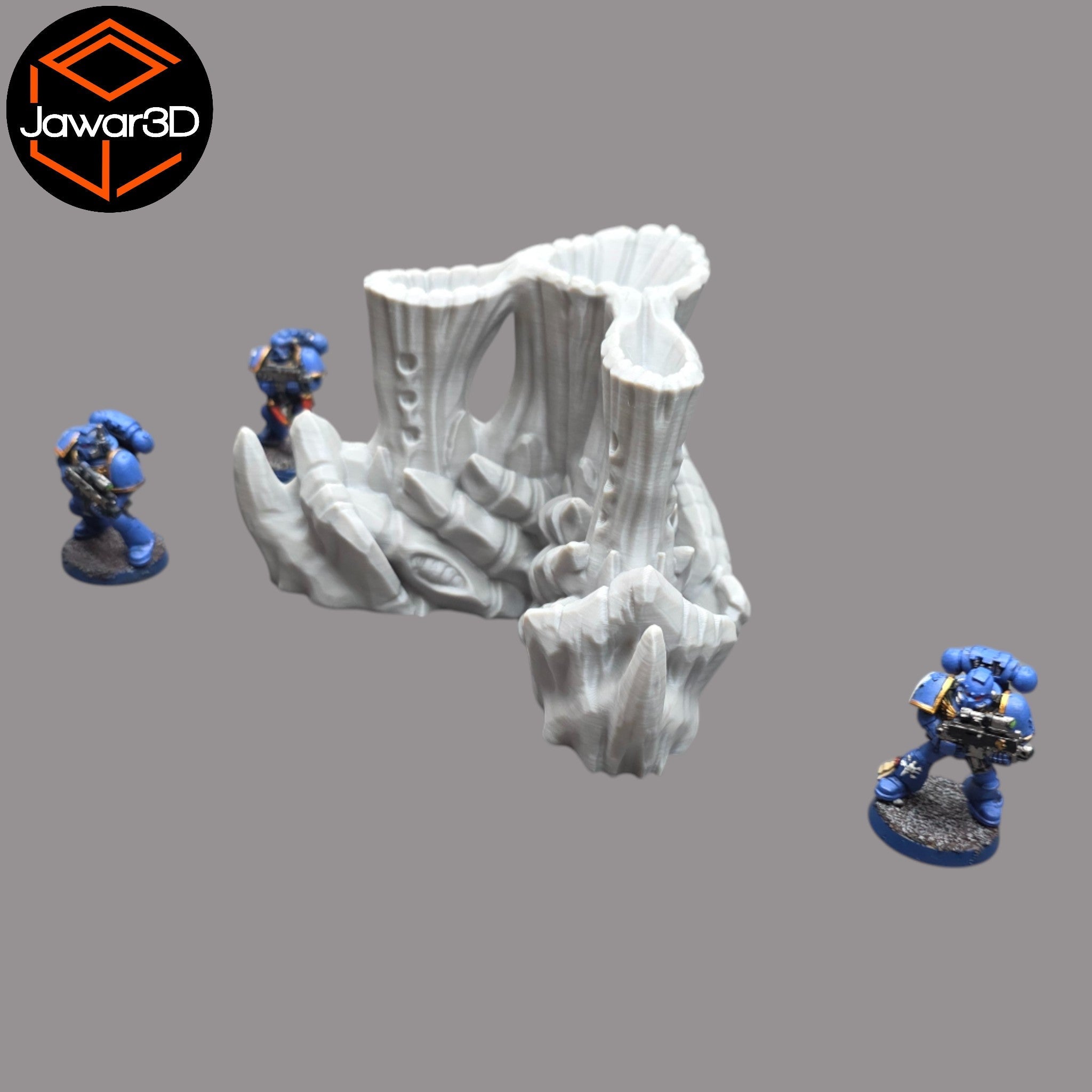 Hive Smokestack #4 - 28mm Wargaming Scatter Terrain Scenery Tabletop Jawar3d