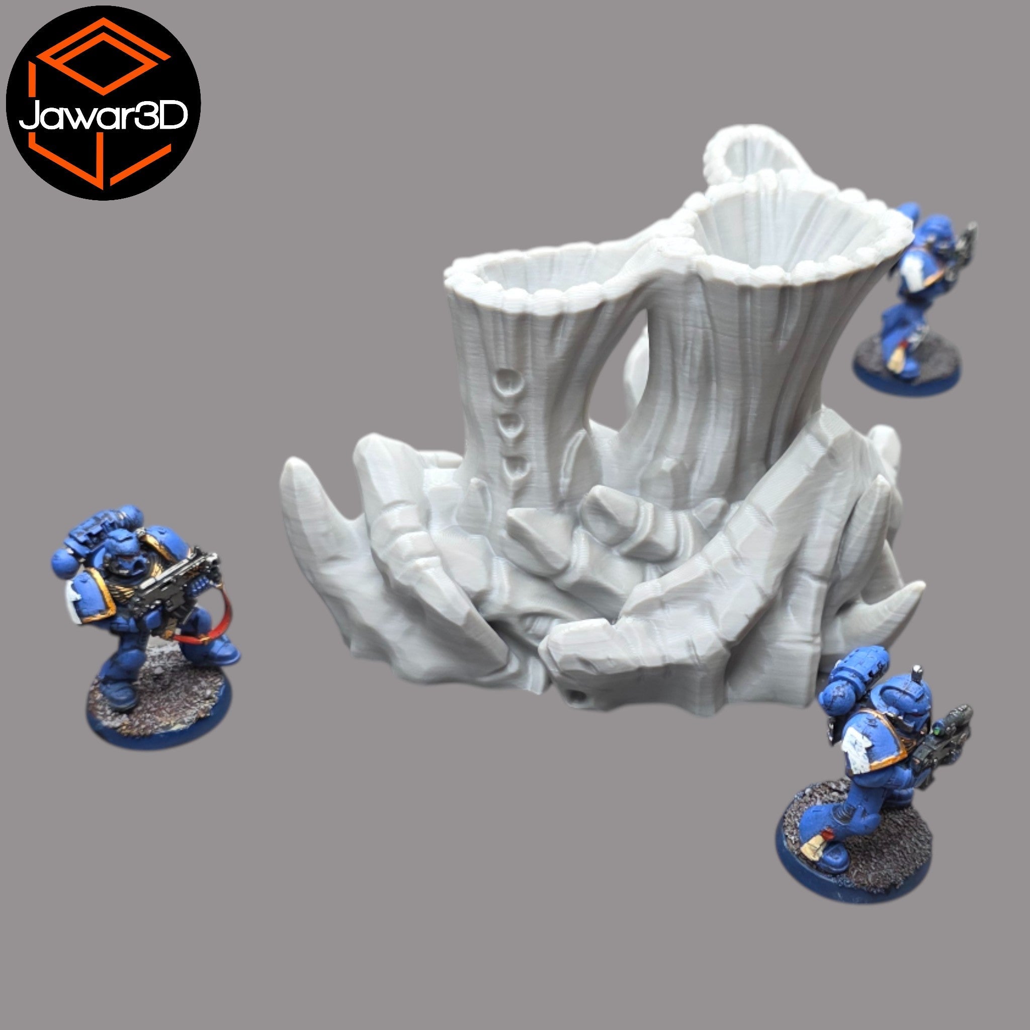 Hive Smokestack #4 - 28mm Wargaming Scatter Terrain Scenery Tabletop Jawar3d