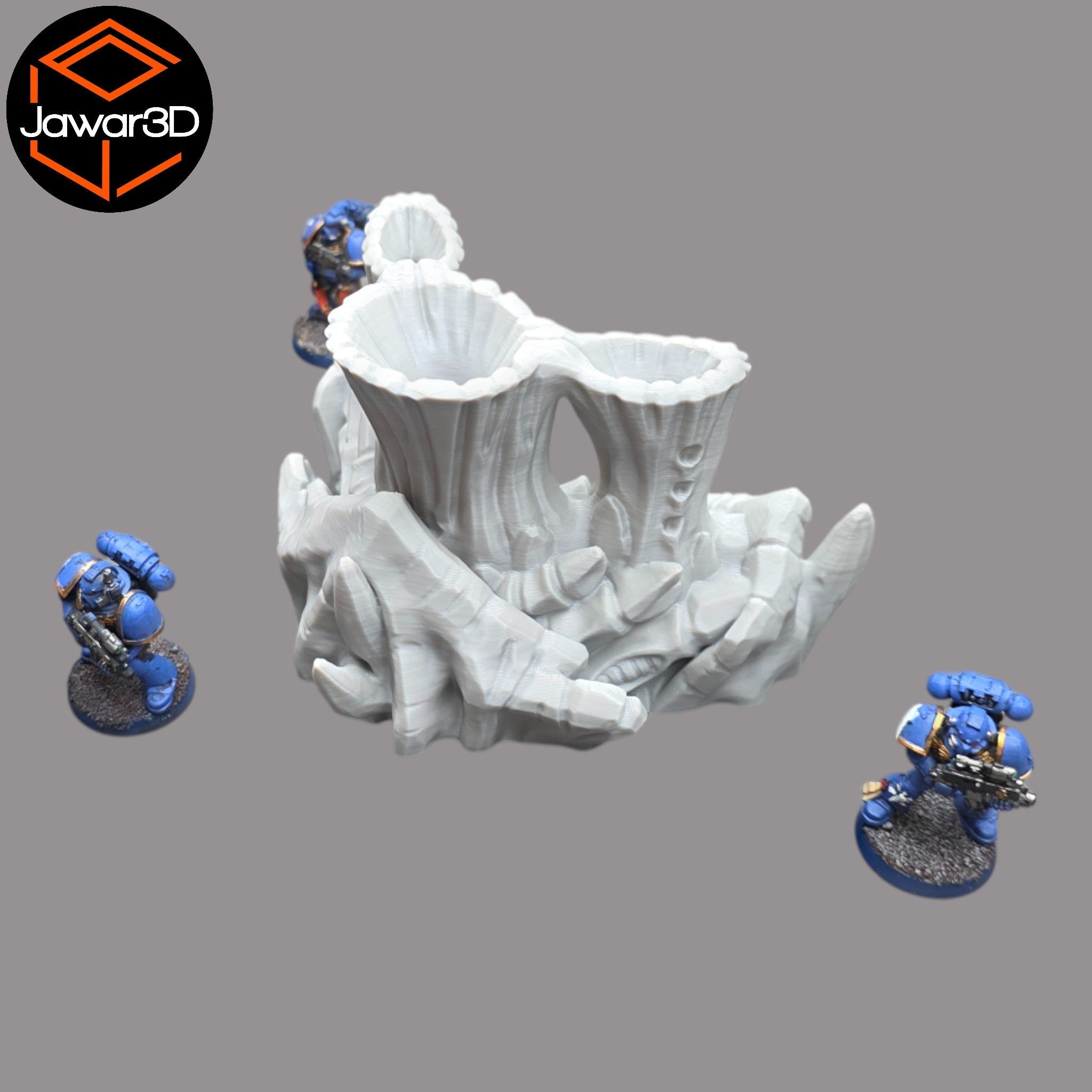 Hive Smokestack #4 - 28mm Wargaming Scatter Terrain Scenery Tabletop Jawar3d