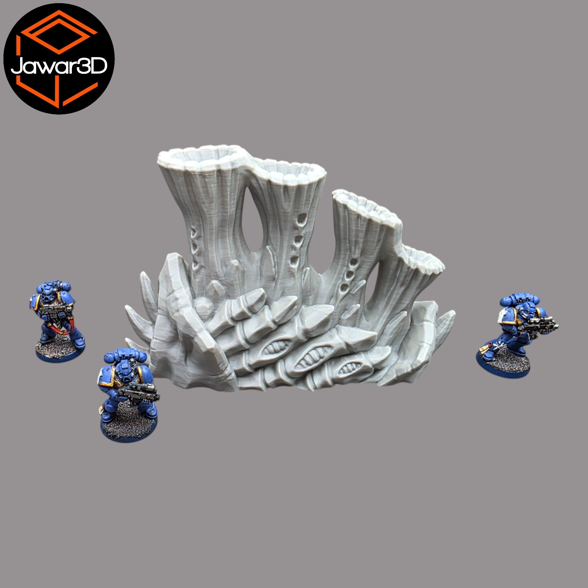 Hive Smokestack #5 - 28mm Wargaming Scatter Terrain Scenery Tabletop Jawar3d