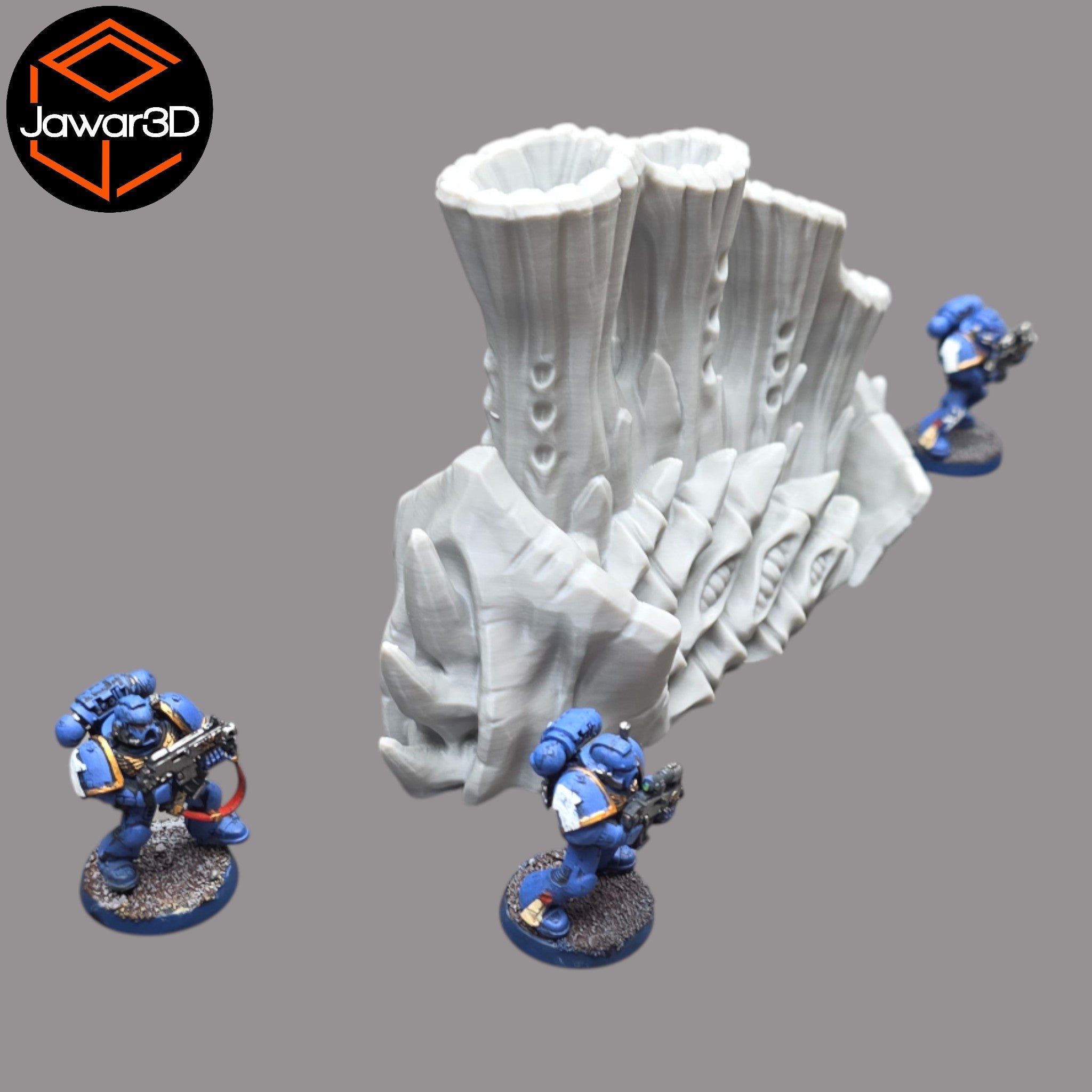 Hive Smokestack #5 - 28mm Wargaming Scatter Terrain Scenery Tabletop Jawar3d