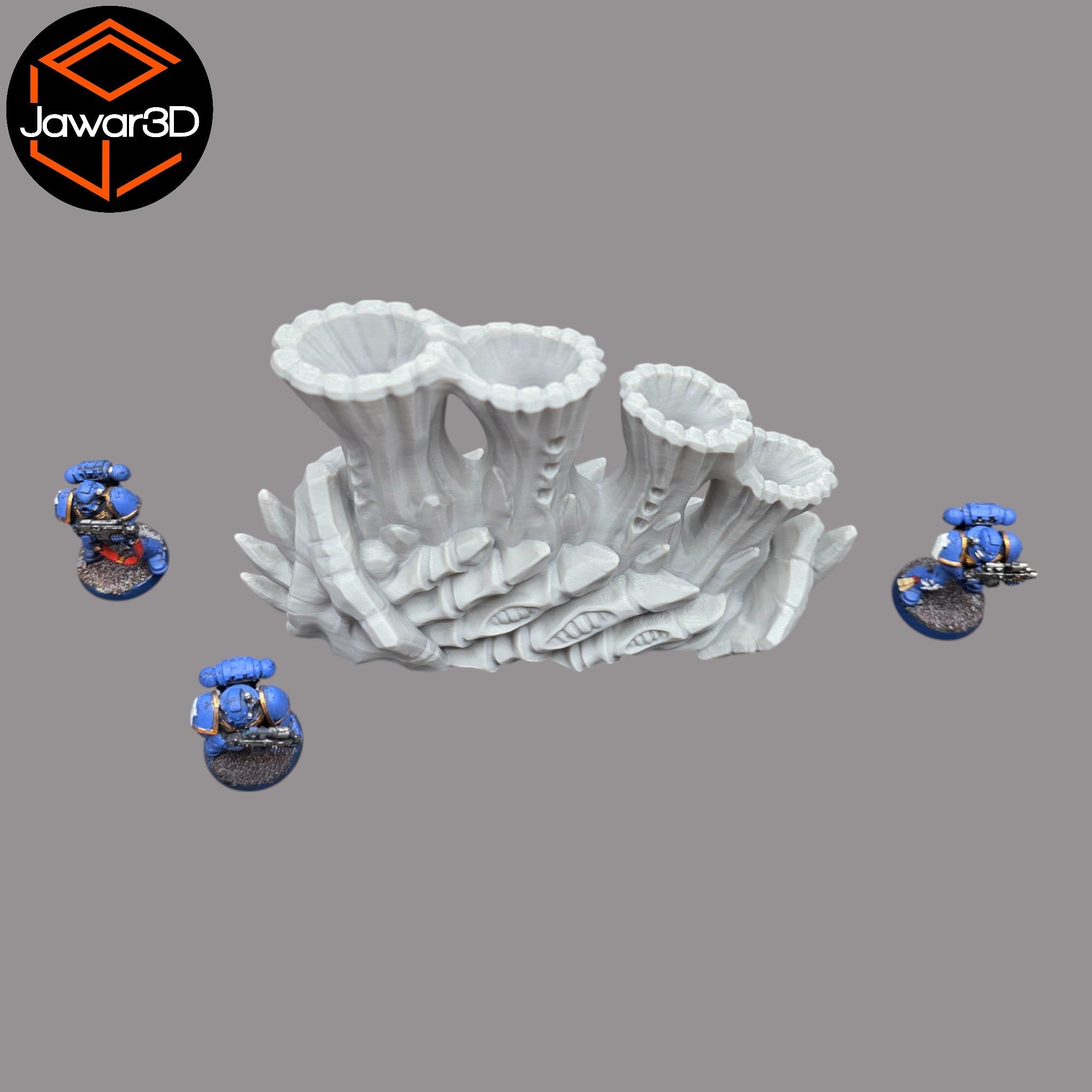 Hive Smokestack #5 - 28mm Wargaming Scatter Terrain Scenery Tabletop Jawar3d