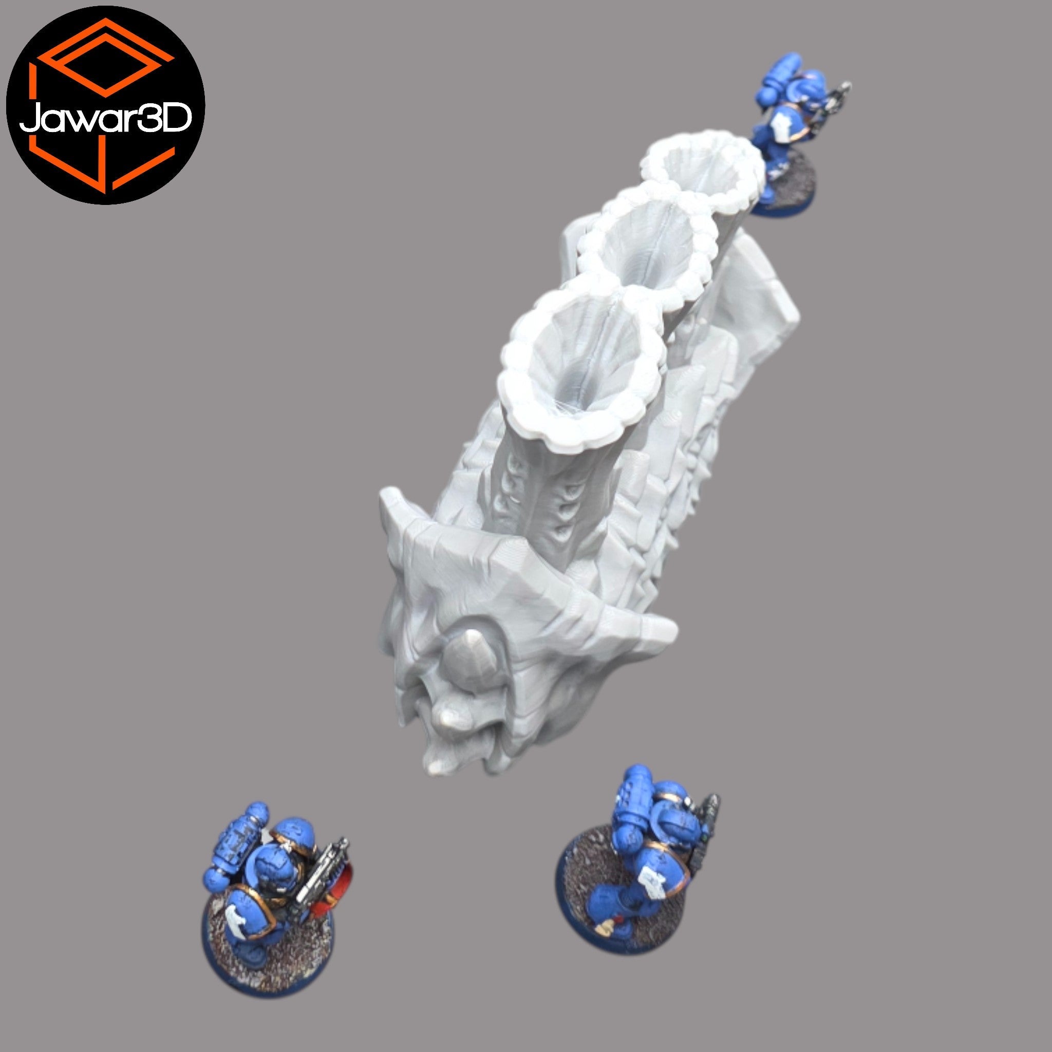 Hive Smokestack #5 - 28mm Wargaming Scatter Terrain Scenery Tabletop Jawar3d