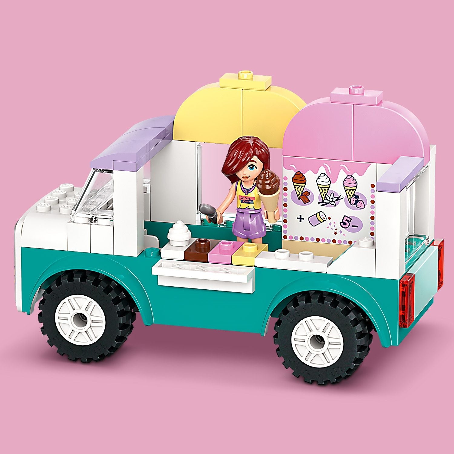 Lego Friends 42644 Heartlake City Ice Cream Truck Playset for Ages 4+ Curious Minds