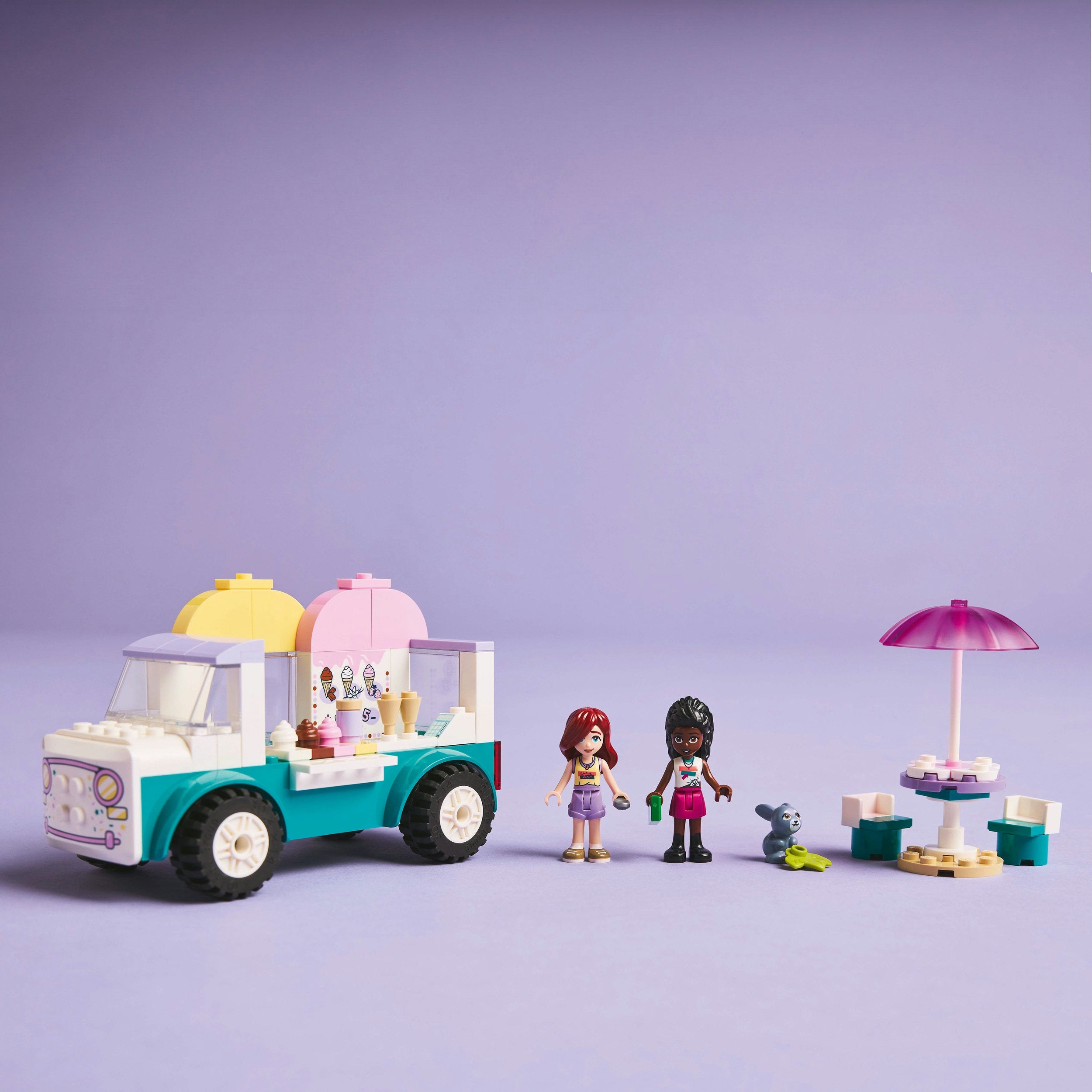 Lego Friends 42644 Heartlake City Ice Cream Truck Playset for Ages 4+ Curious Minds