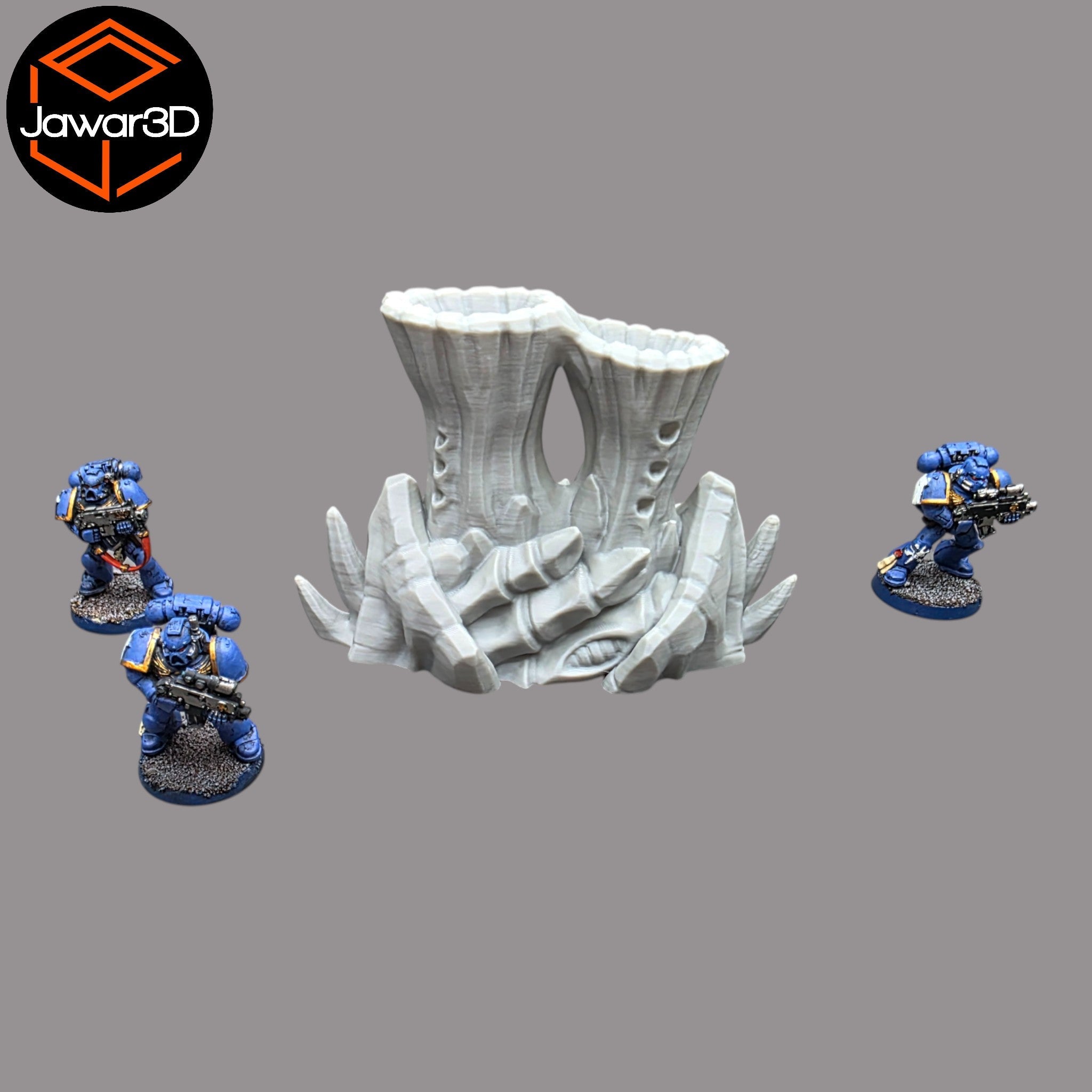Hive Smokestack #6 - 28mm Wargaming Scatter Terrain Scenery Tabletop Jawar3d