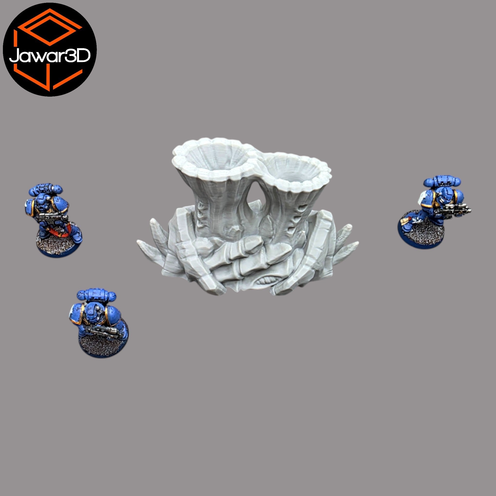 Hive Smokestack #6 - 28mm Wargaming Scatter Terrain Scenery Tabletop Jawar3d