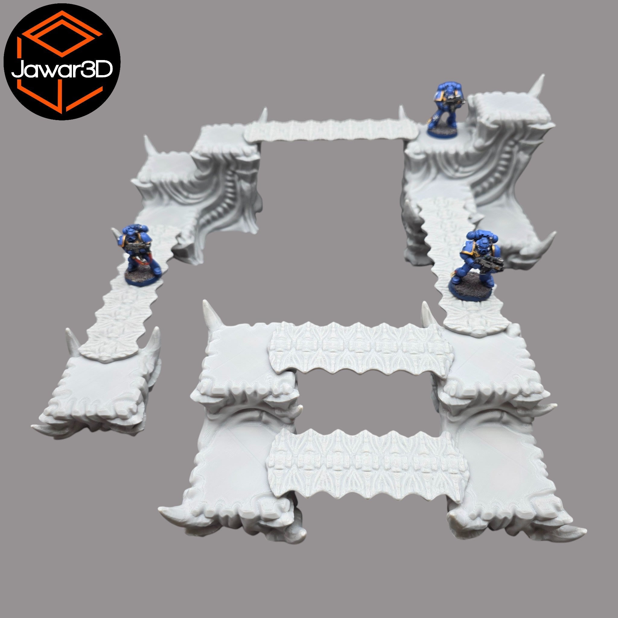 Hive Platforms - 28mm Wargaming Scatter Terrain Scenery Tabletop Jawar3d