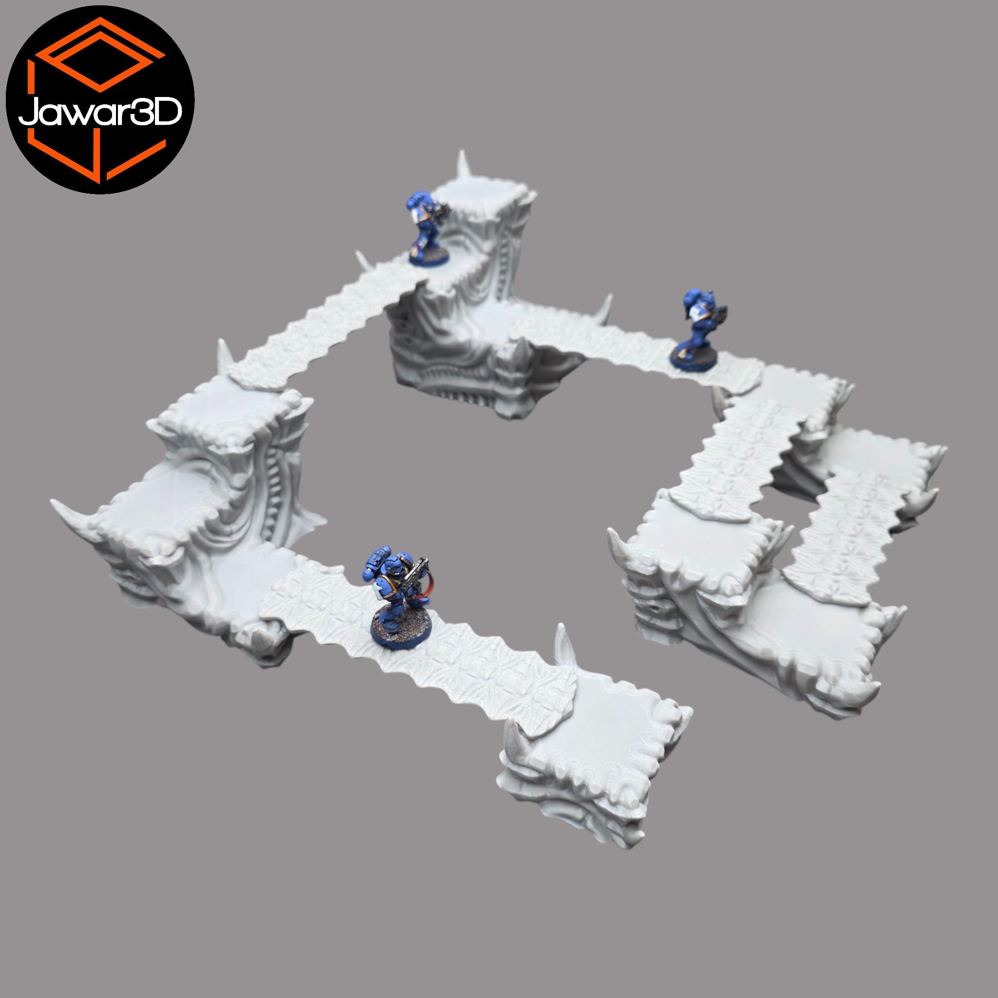 Hive Platforms - 28mm Wargaming Scatter Terrain Scenery Tabletop Jawar3d