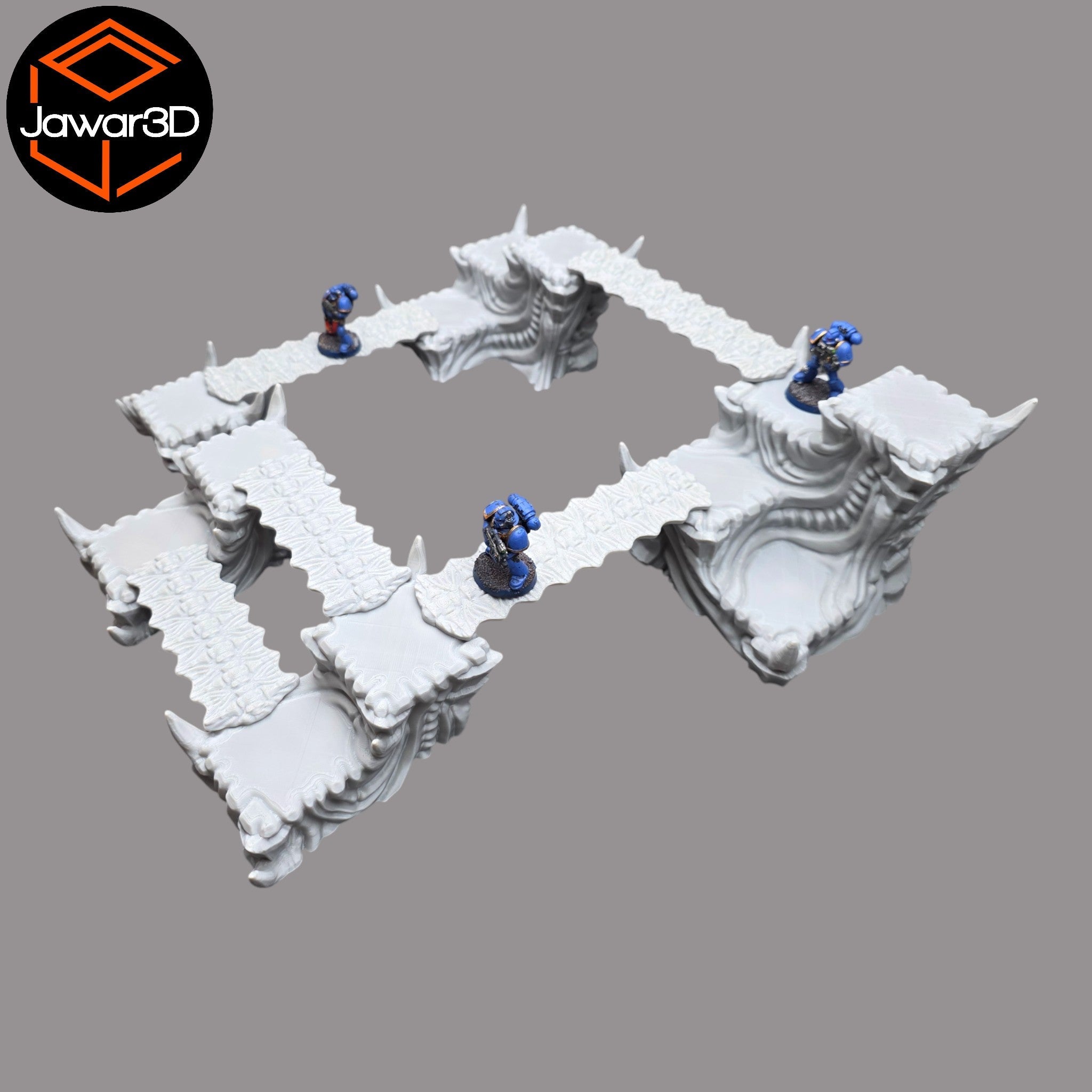 Hive Platforms - 28mm Wargaming Scatter Terrain Scenery Tabletop Jawar3d