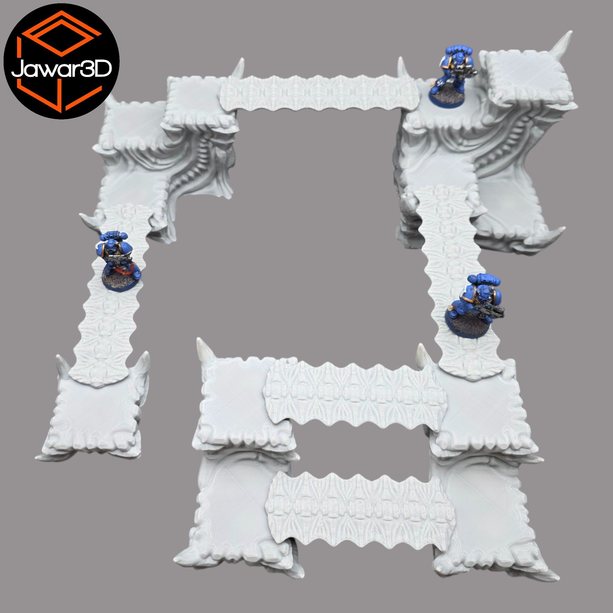 Hive Platforms - 28mm Wargaming Scatter Terrain Scenery Tabletop Jawar3d
