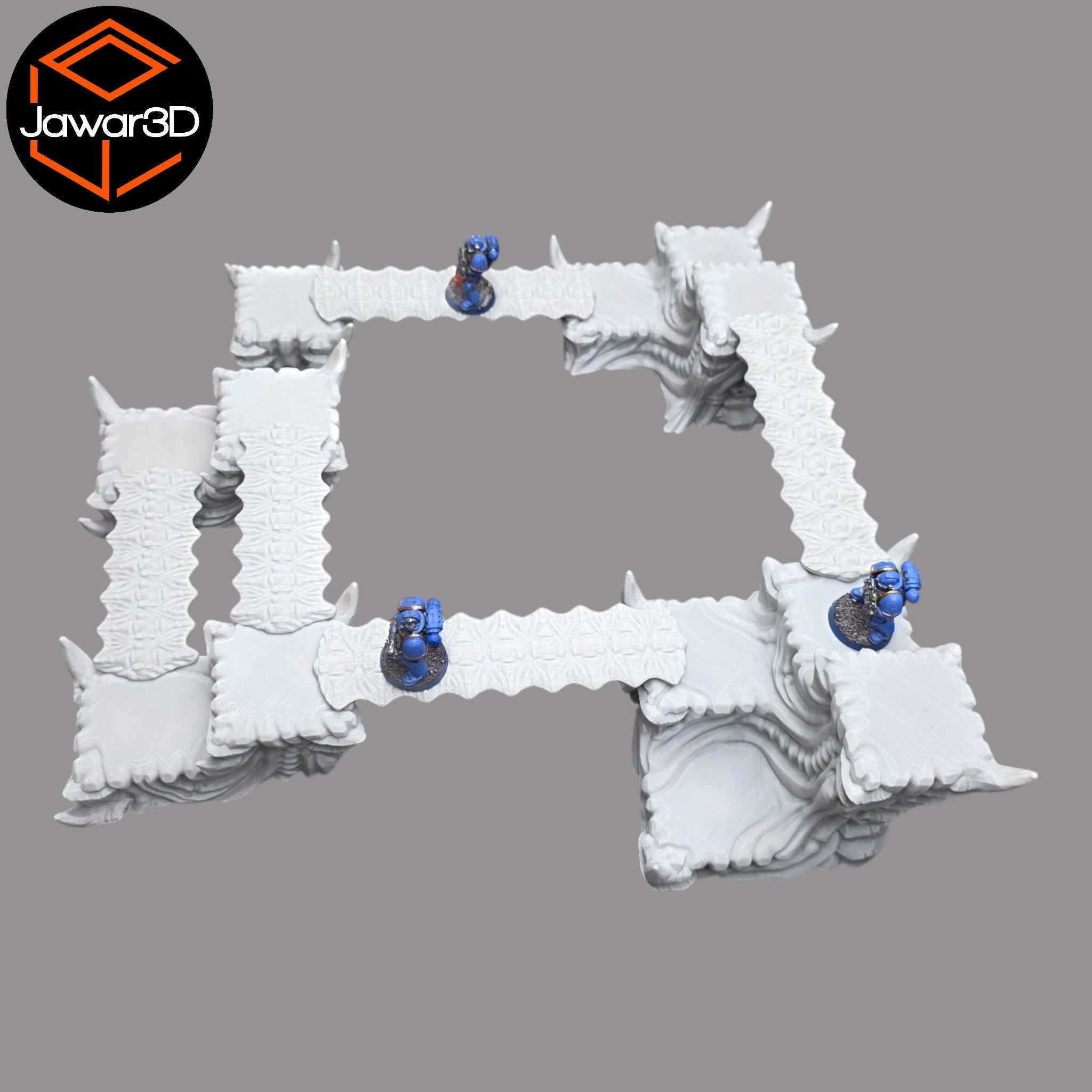 Hive Platforms - 28mm Wargaming Scatter Terrain Scenery Tabletop Jawar3d