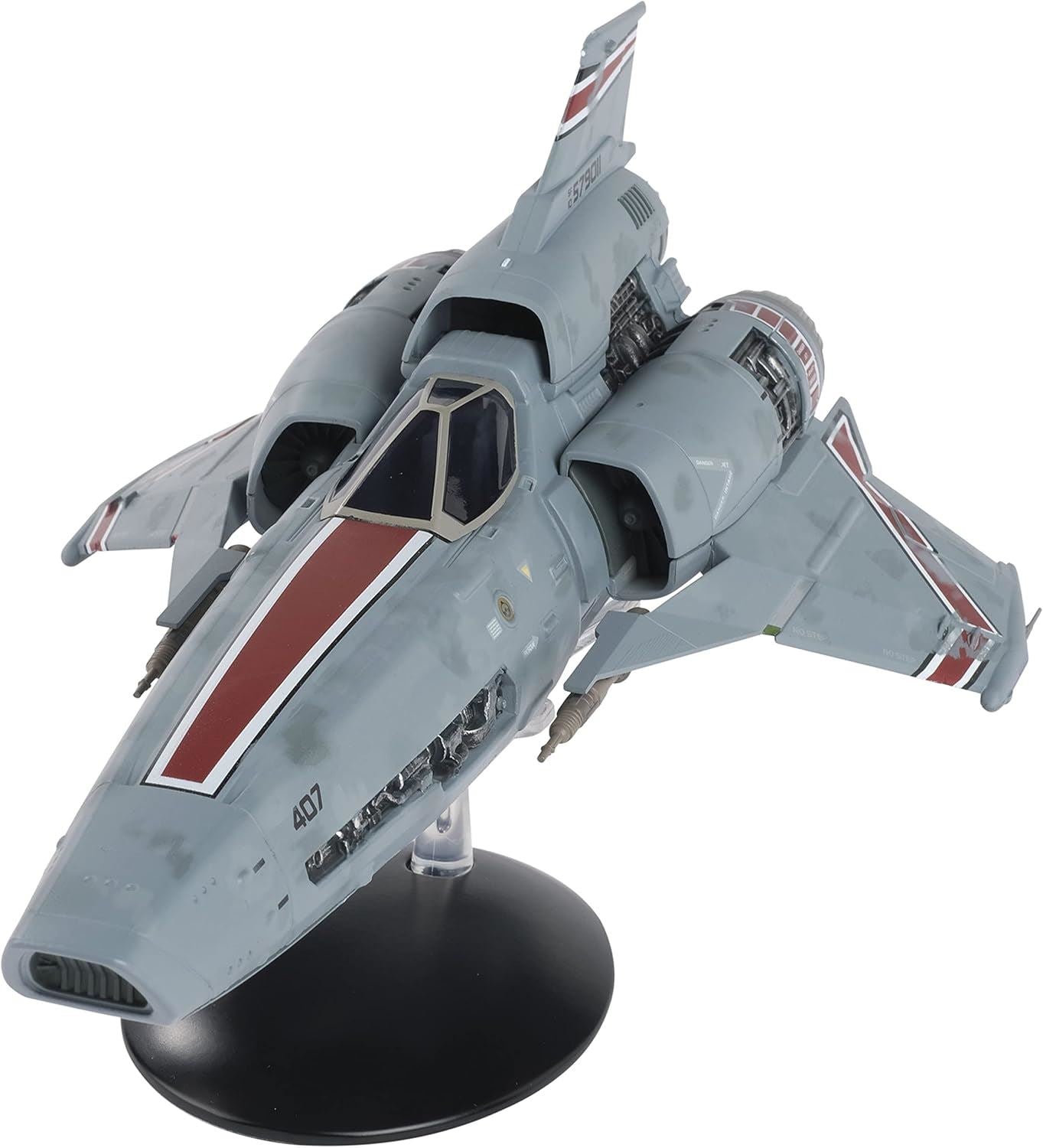 #15 Viper Mk III (Blood and Chrome) Model Diecast Ship (Eaglemoss / Battlestar Galactica) Real Merch