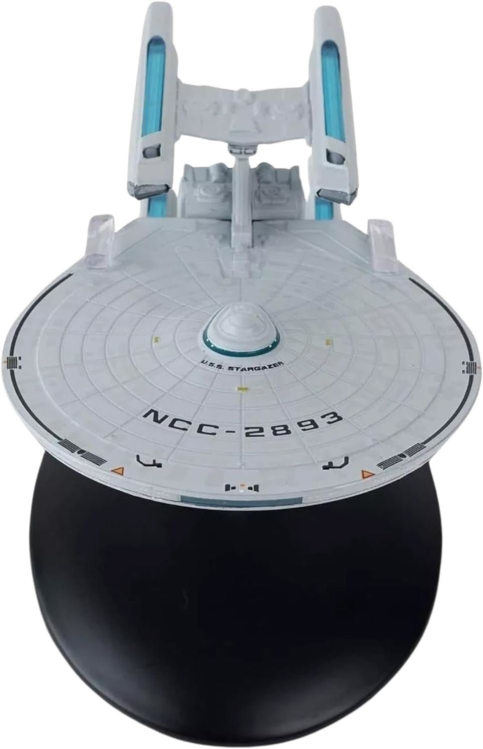 #19 U.S.S. Stargazer NCC-2893 (Constellation-class) CMC Diecast Model Ship (Eaglemoss / Star Trek) Real Merch