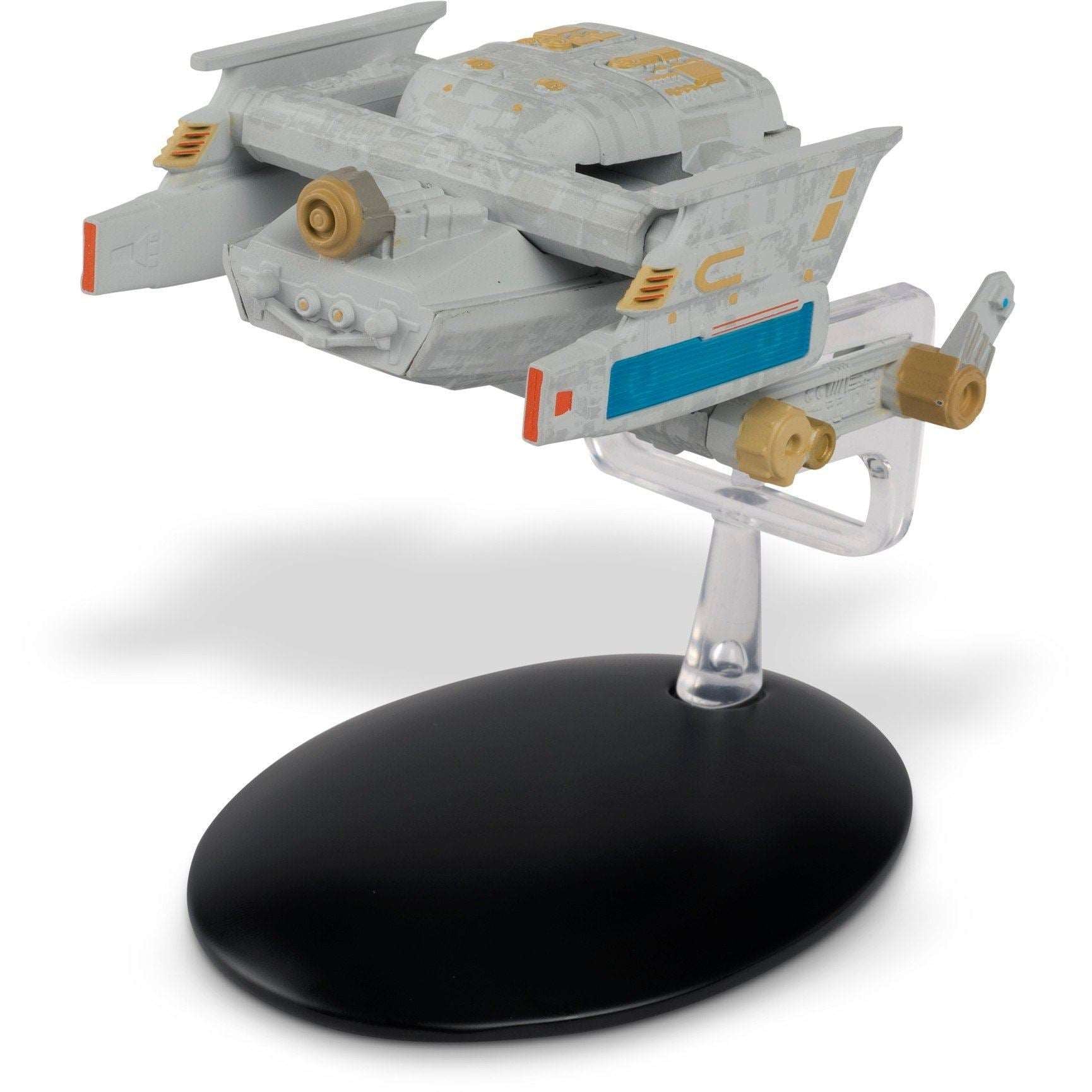 #140 Starfleet Federation Tug Starship Model Die Cast Ship (Eaglemoss / Star Trek) Real Merch