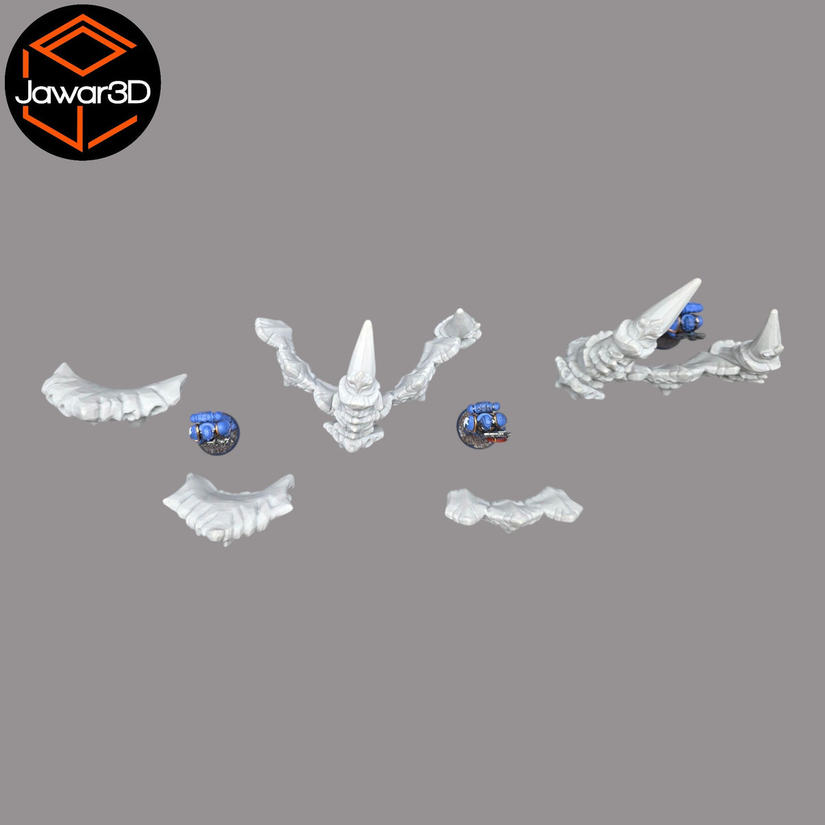 Hive Barrier Set - 28mm Wargaming Scatter Terrain Scenery Tabletop Jawar3d
