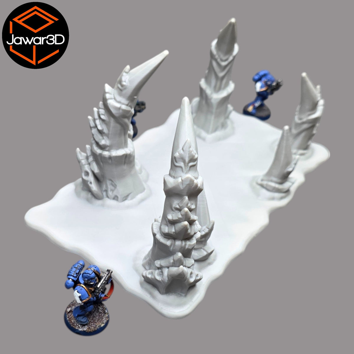 Hive Floor #1 - 28mm Wargaming Scatter Terrain Scenery Tabletop Jawar3d