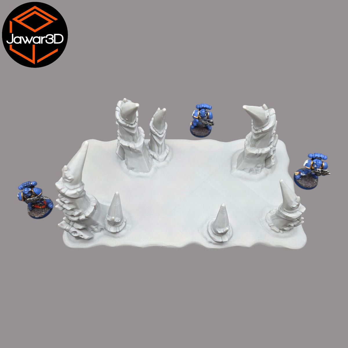 Hive Floor #1 - 28mm Wargaming Scatter Terrain Scenery Tabletop Jawar3d