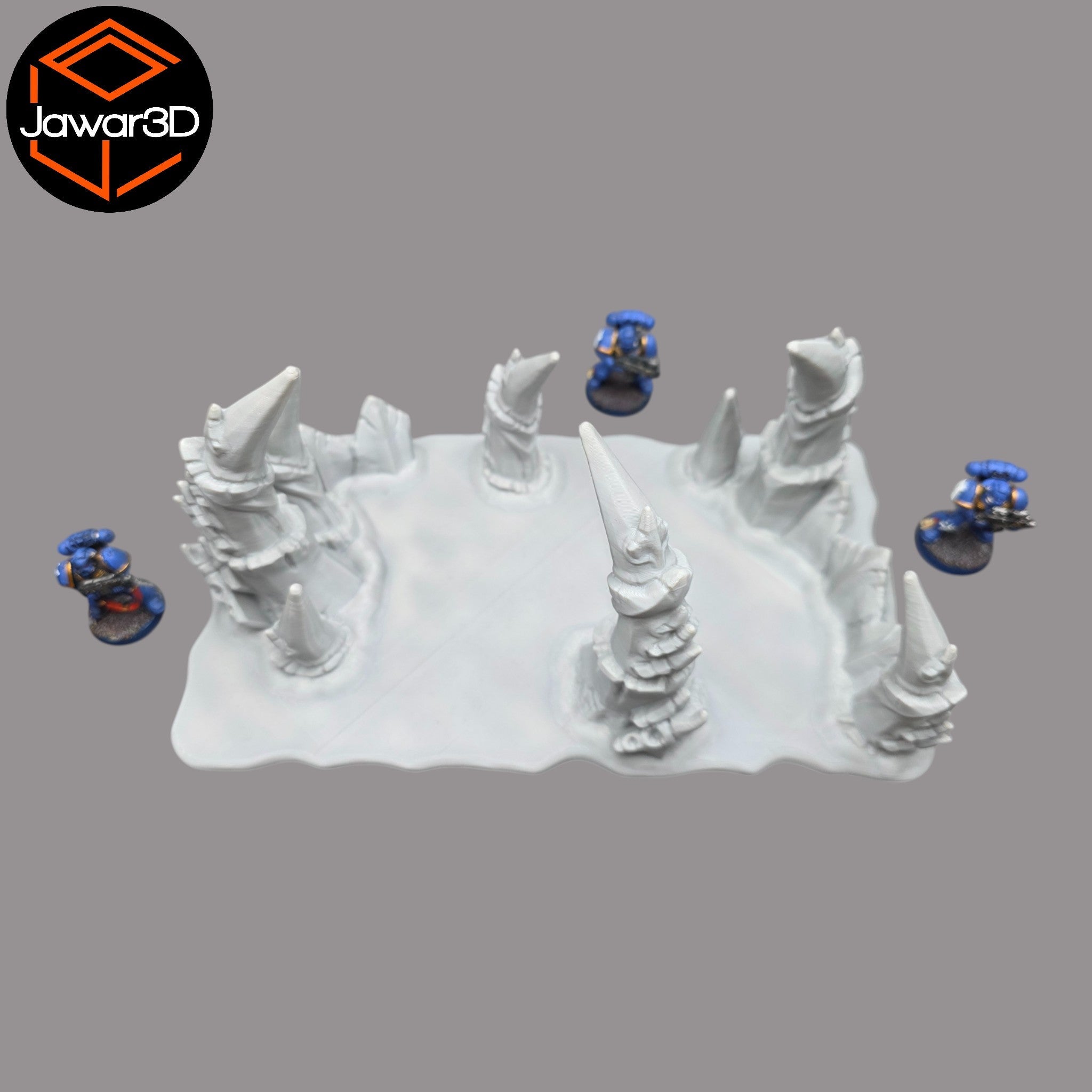 Hive Floor #3 - 28mm Wargaming Scatter Terrain Scenery Tabletop Jawar3d
