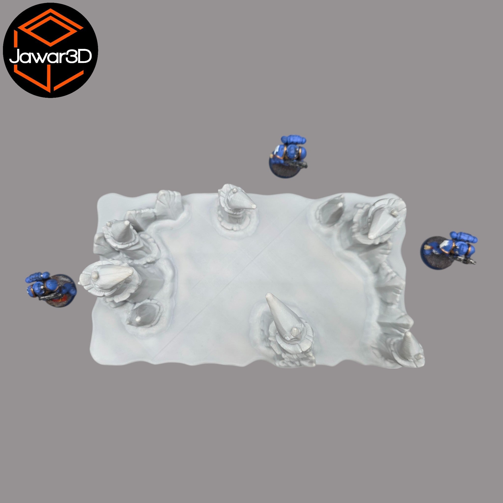 Hive Floor #3 - 28mm Wargaming Scatter Terrain Scenery Tabletop Jawar3d
