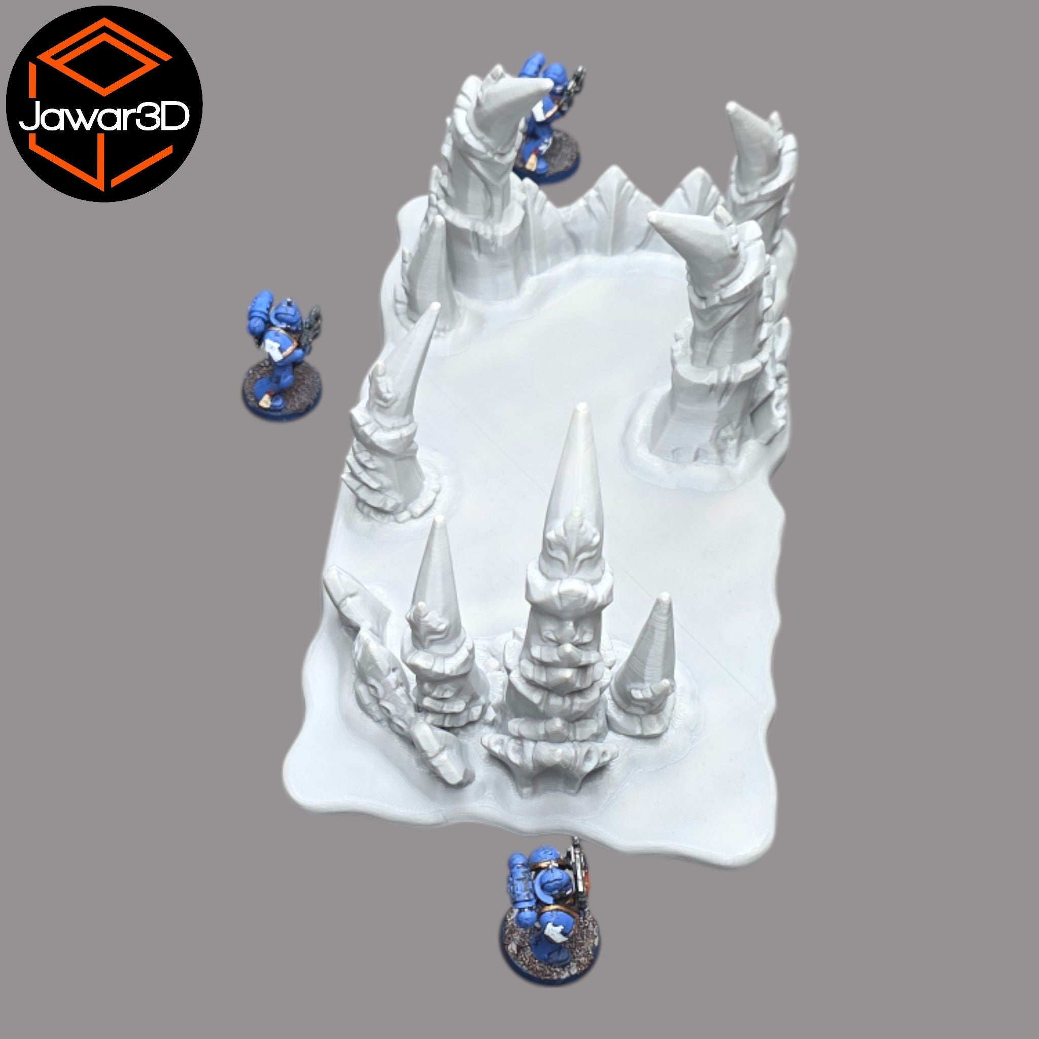 Hive Floor #3 - 28mm Wargaming Scatter Terrain Scenery Tabletop Jawar3d