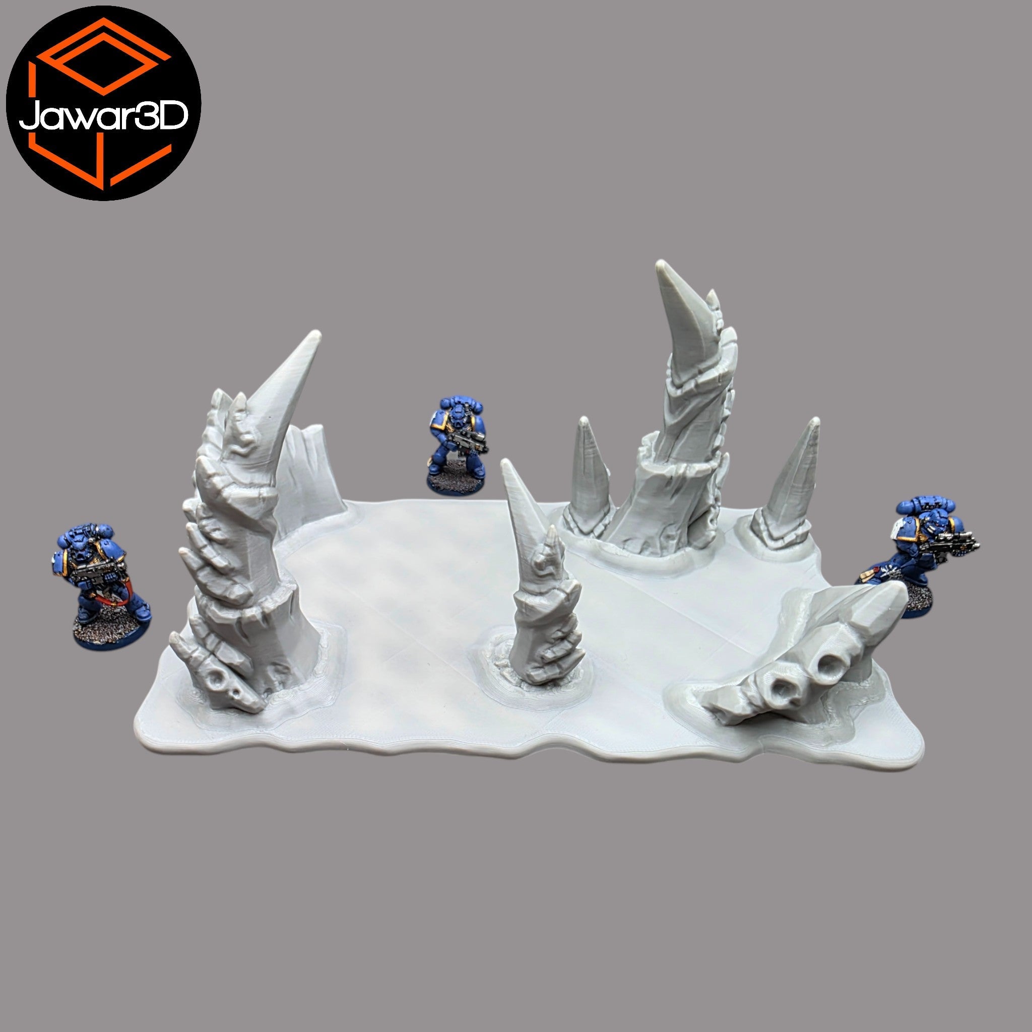 Hive Floor #4 - 28mm Wargaming Scatter Terrain Scenery Tabletop Jawar3d