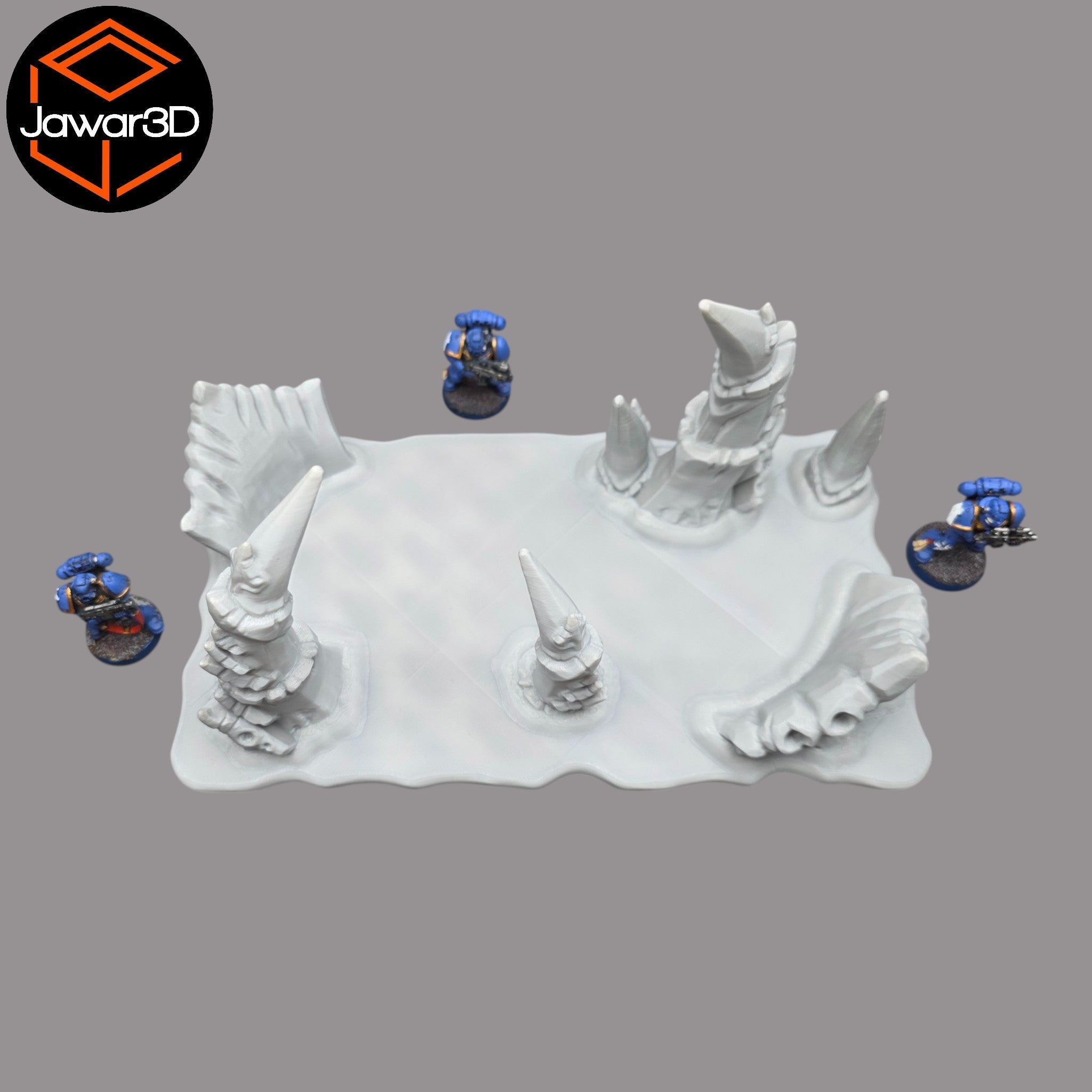 Hive Floor #4 - 28mm Wargaming Scatter Terrain Scenery Tabletop Jawar3d