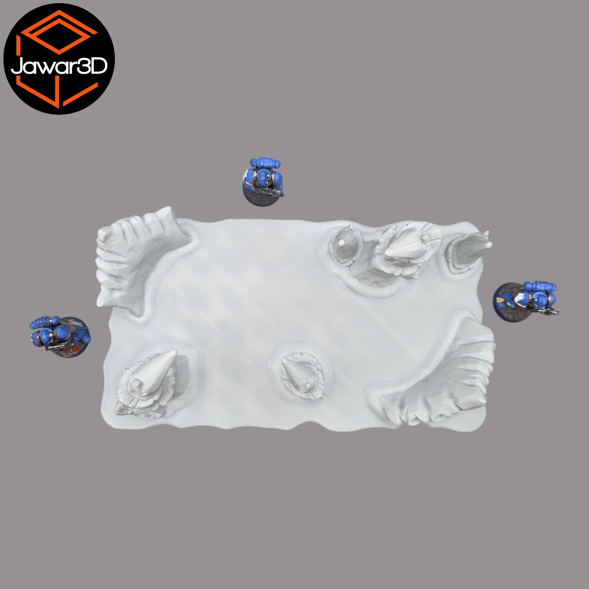 Hive Floor #4 - 28mm Wargaming Scatter Terrain Scenery Tabletop Jawar3d
