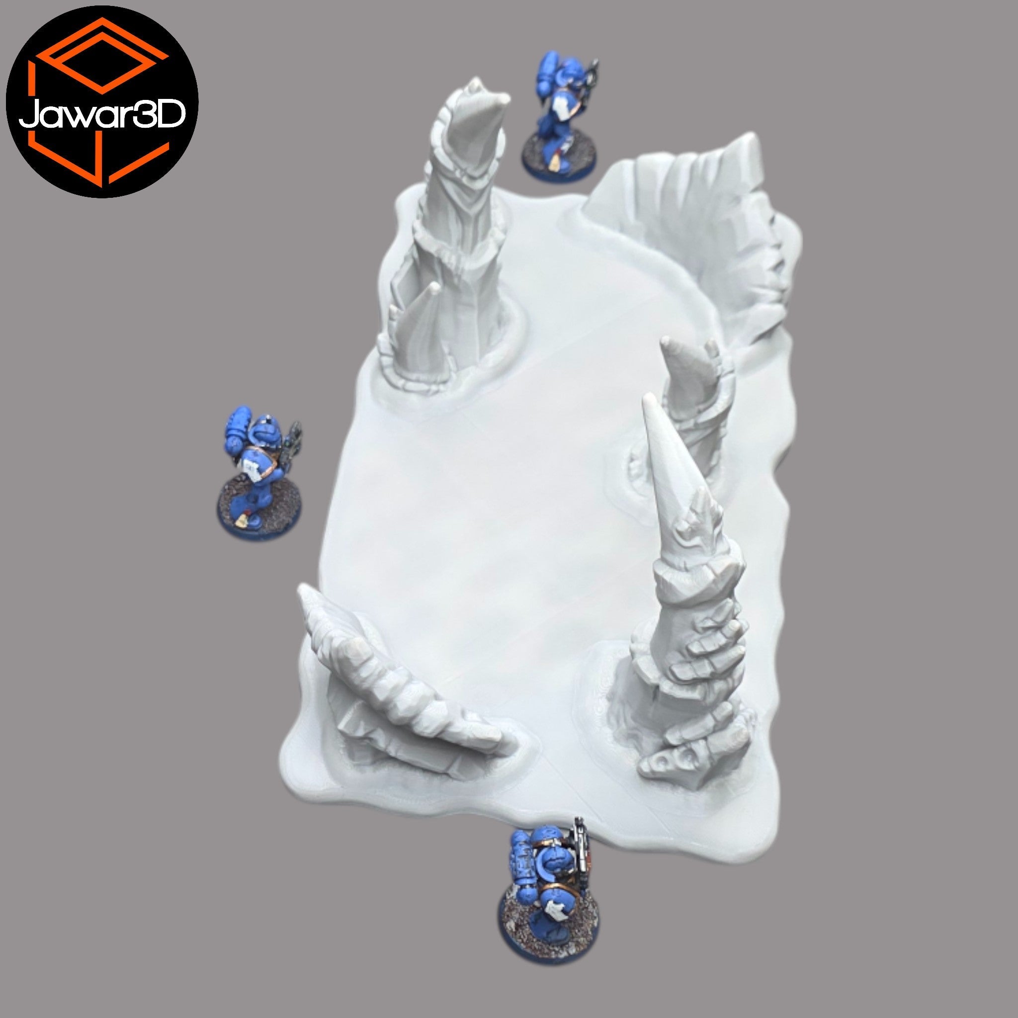 Hive Floor #4 - 28mm Wargaming Scatter Terrain Scenery Tabletop Jawar3d