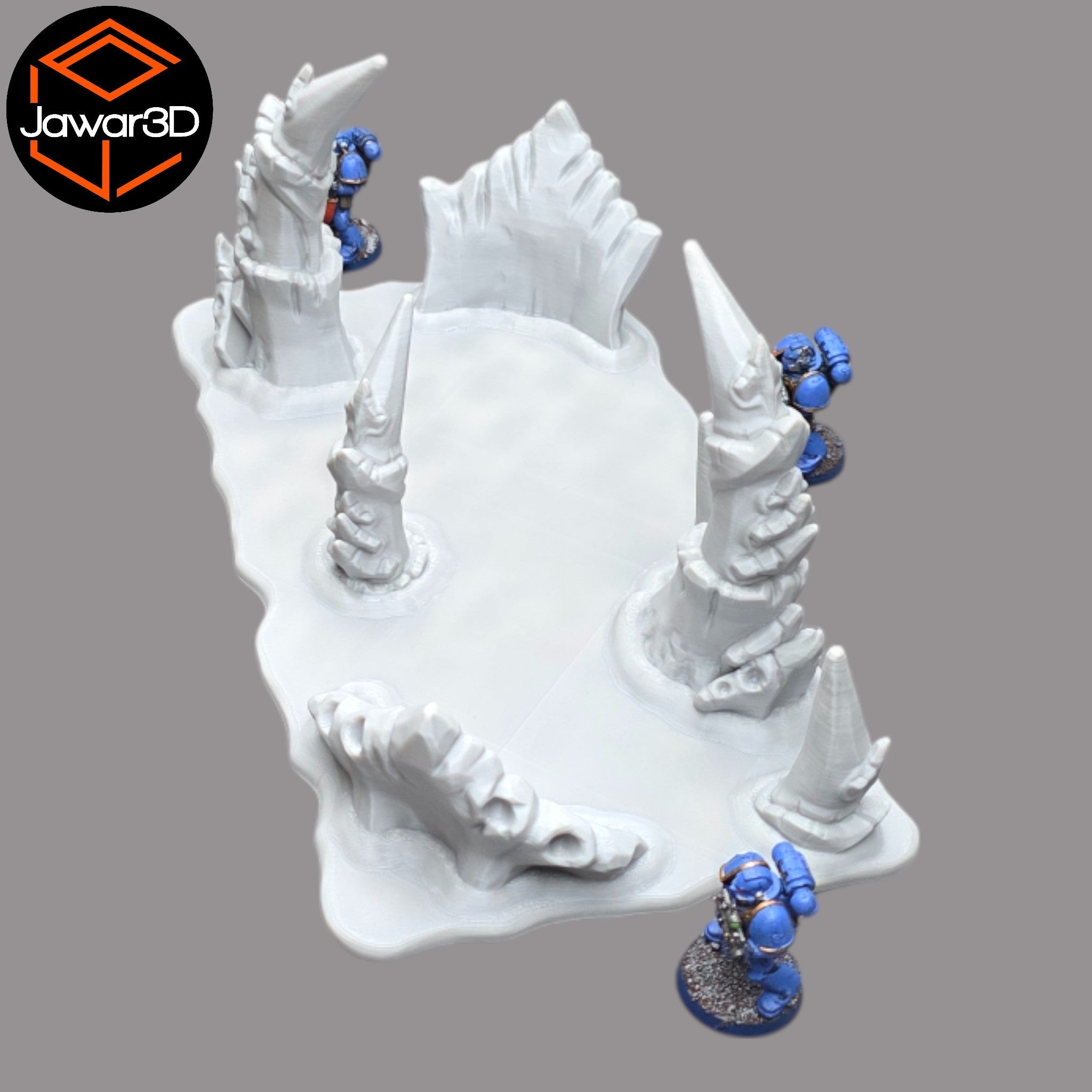 Hive Floor #4 - 28mm Wargaming Scatter Terrain Scenery Tabletop Jawar3d