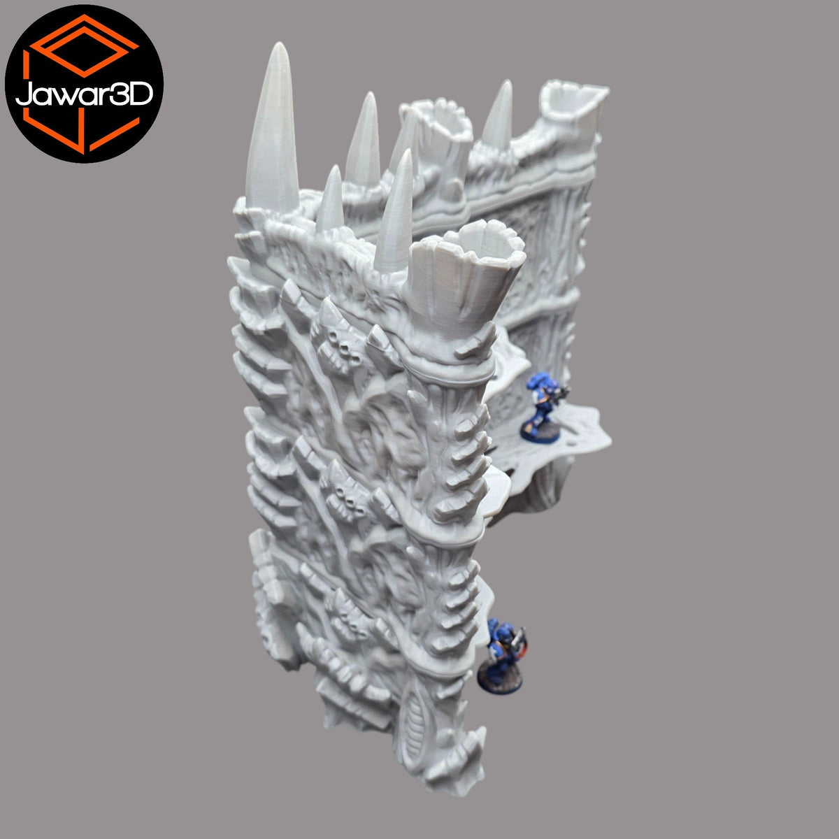 Hive Ruins #1 - 28mm Wargaming Scatter Terrain Scenery Tabletop Jawar3d