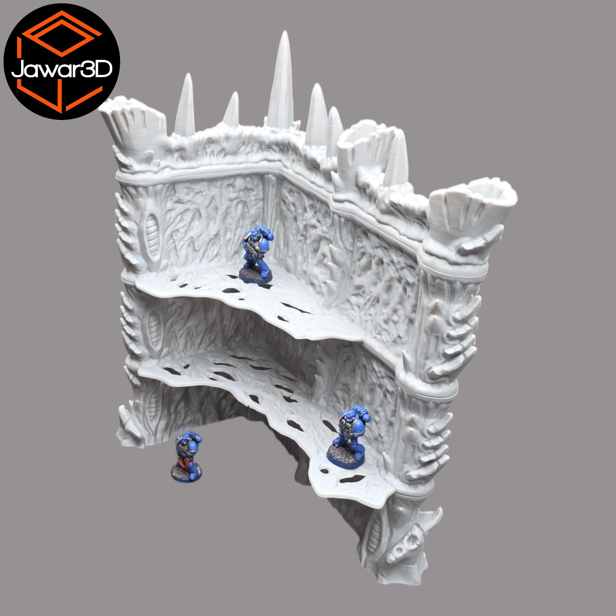 Hive Ruins #1 - 28mm Wargaming Scatter Terrain Scenery Tabletop Jawar3d
