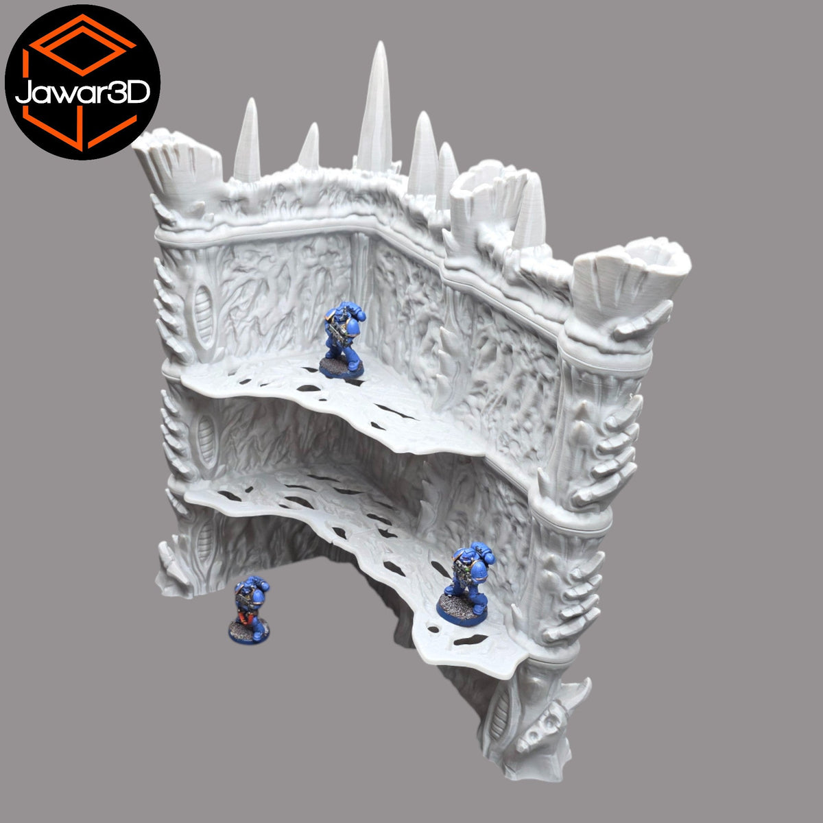 Hive Ruins #1 - 28mm Wargaming Scatter Terrain Scenery Tabletop Jawar3d