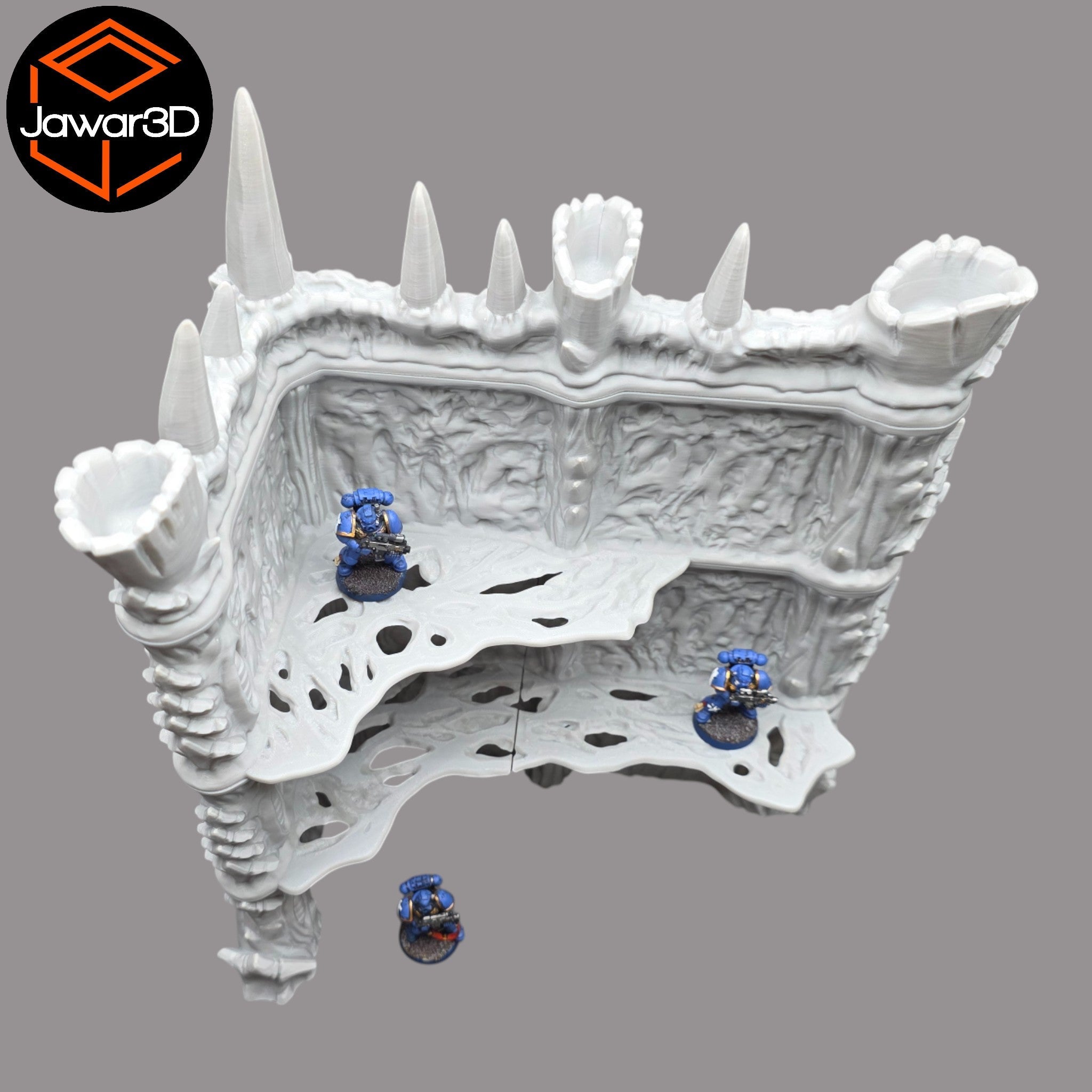 Hive Ruins #1 - 28mm Wargaming Scatter Terrain Scenery Tabletop Jawar3d
