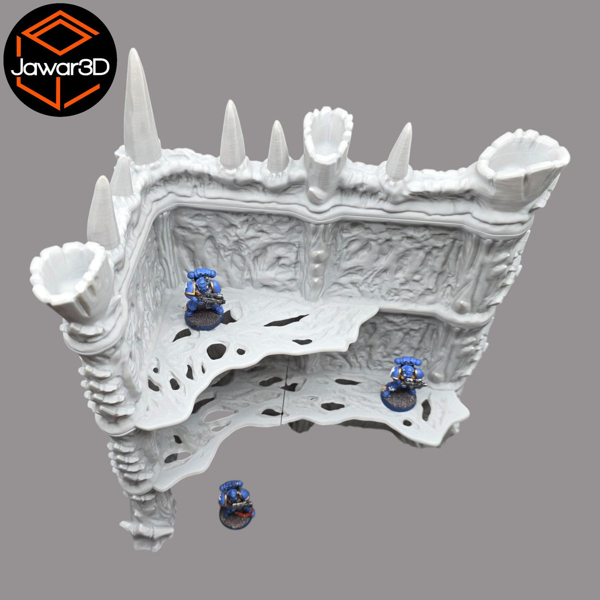 Hive Ruins #1 - 28mm Wargaming Scatter Terrain Scenery Tabletop Jawar3d