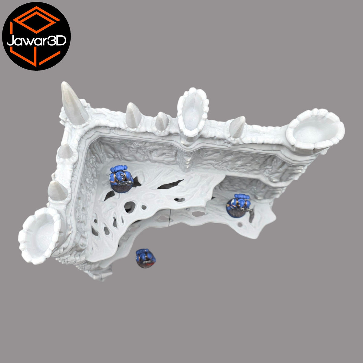 Hive Ruins #1 - 28mm Wargaming Scatter Terrain Scenery Tabletop Jawar3d