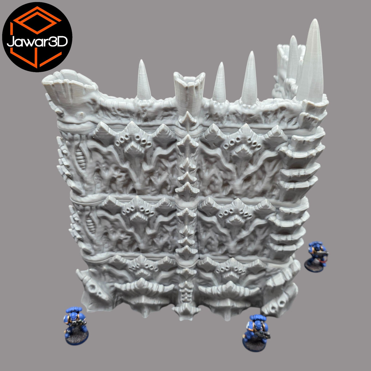 Hive Ruins #1 - 28mm Wargaming Scatter Terrain Scenery Tabletop Jawar3d