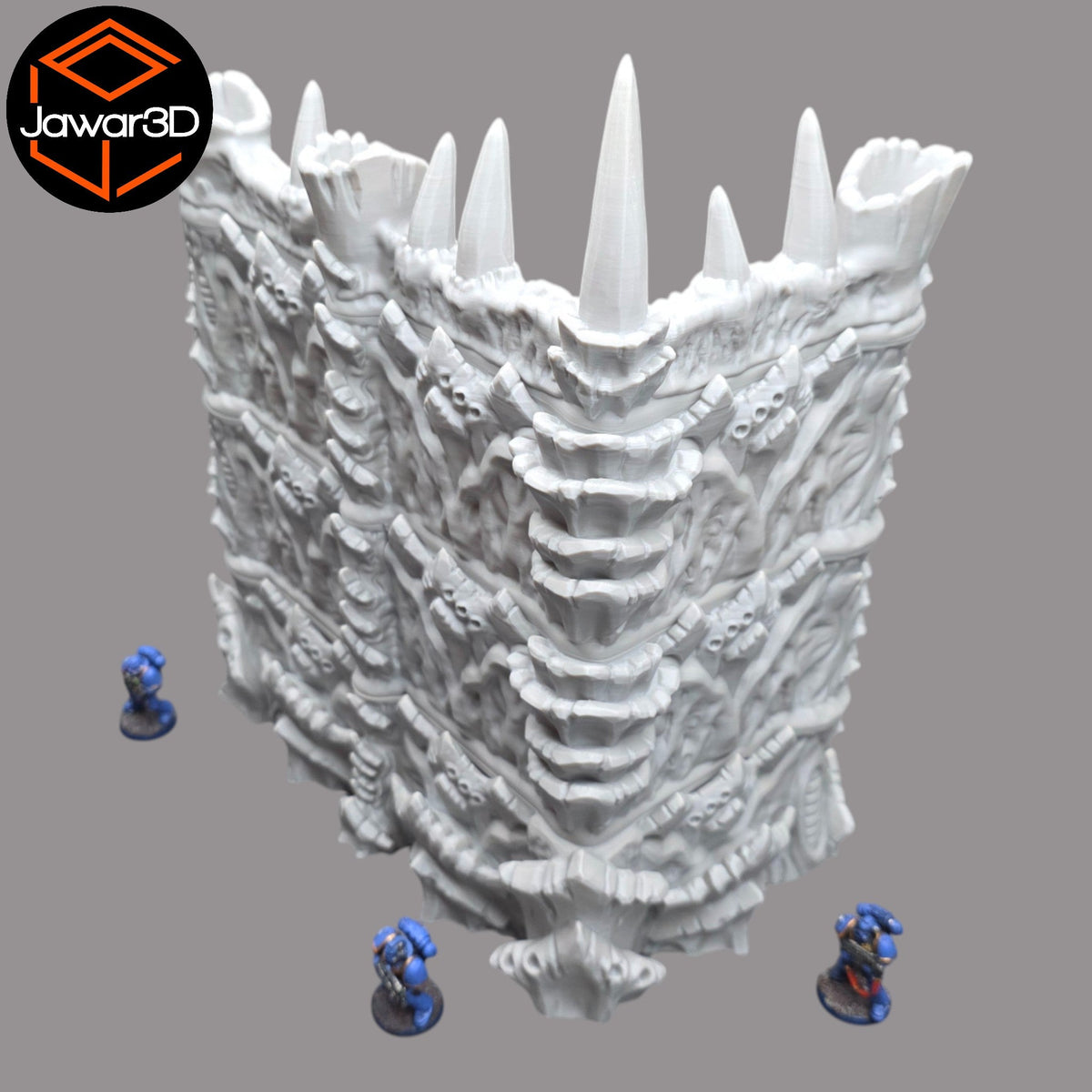 Hive Ruins #1 - 28mm Wargaming Scatter Terrain Scenery Tabletop Jawar3d