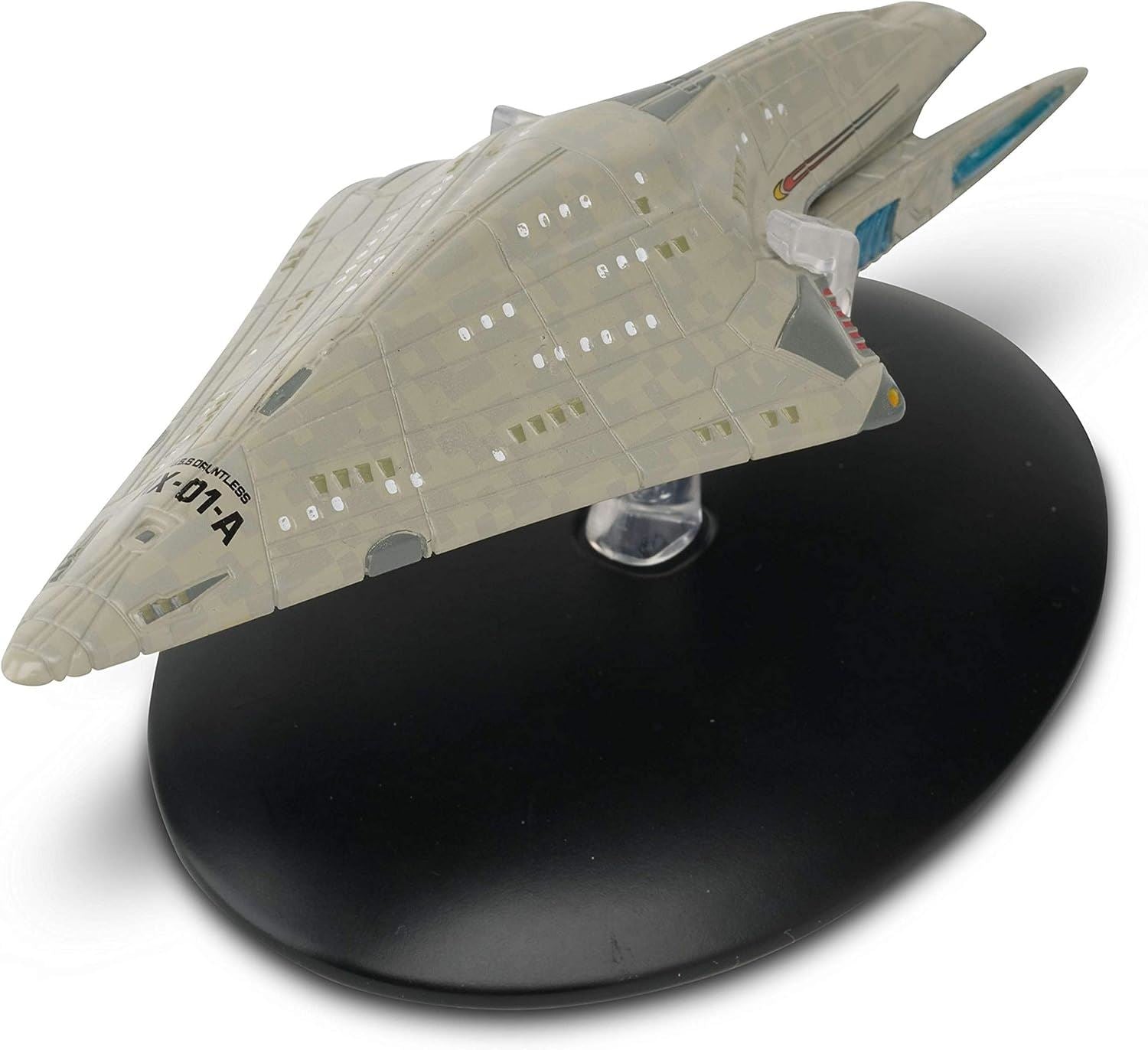 #17 U.S.S. Dauntless™ NX-01-A Model Die Cast Ship (Eaglemoss / Star Trek) Real Merch
