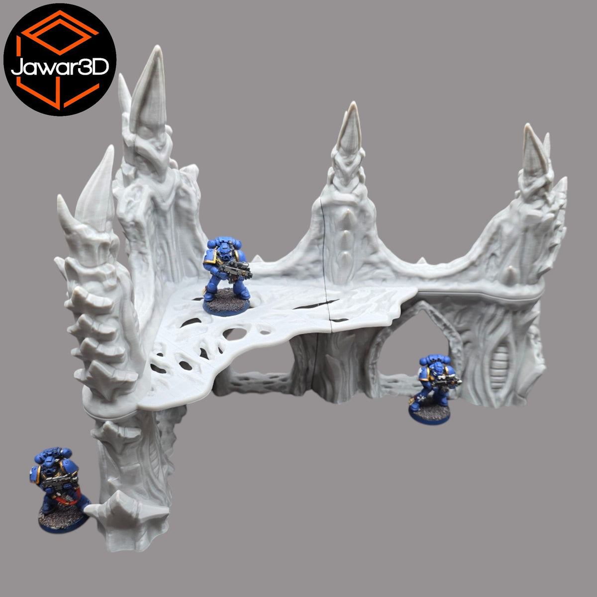 Hive Ruins #2 - 28mm Wargaming Scatter Terrain Scenery Tabletop Jawar3d
