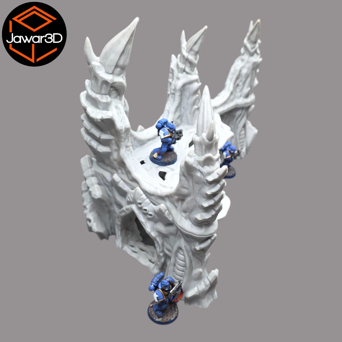 Hive Ruins #2 - 28mm Wargaming Scatter Terrain Scenery Tabletop Jawar3d