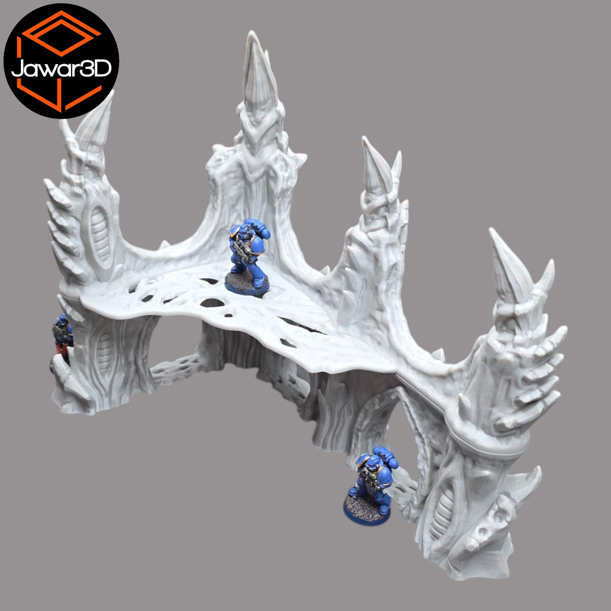 Hive Ruins #2 - 28mm Wargaming Scatter Terrain Scenery Tabletop Jawar3d