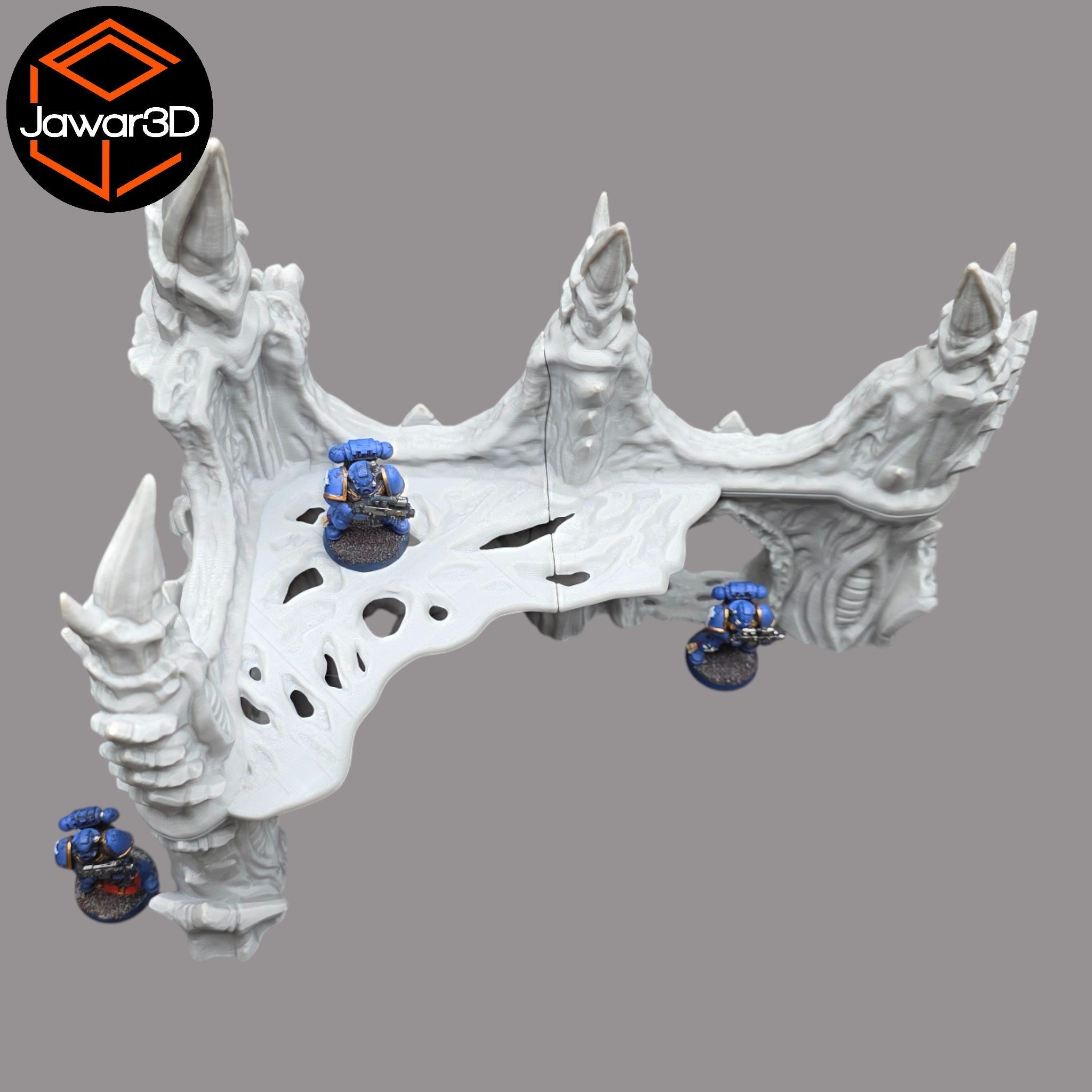 Hive Ruins #2 - 28mm Wargaming Scatter Terrain Scenery Tabletop Jawar3d