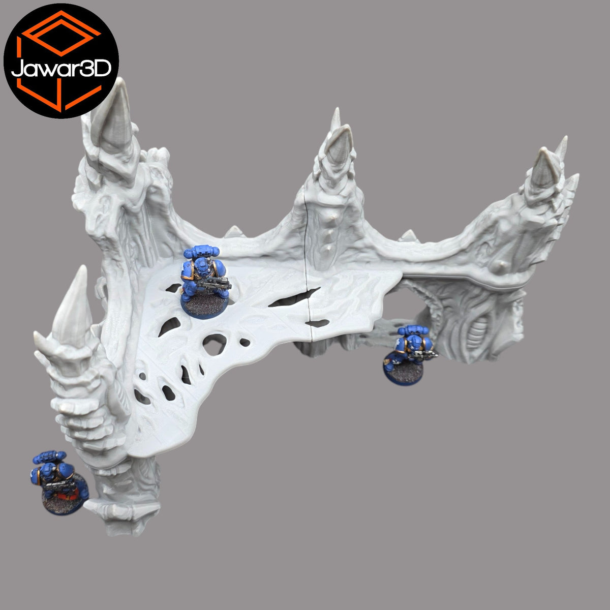 Hive Ruins #2 - 28mm Wargaming Scatter Terrain Scenery Tabletop Jawar3d