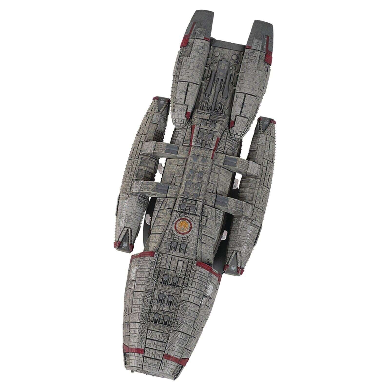 #23 Battlestar Galactica (Blood & Chrome) Model Diecast Ship (Eaglemoss / Battlestar Galactica) Real Merch