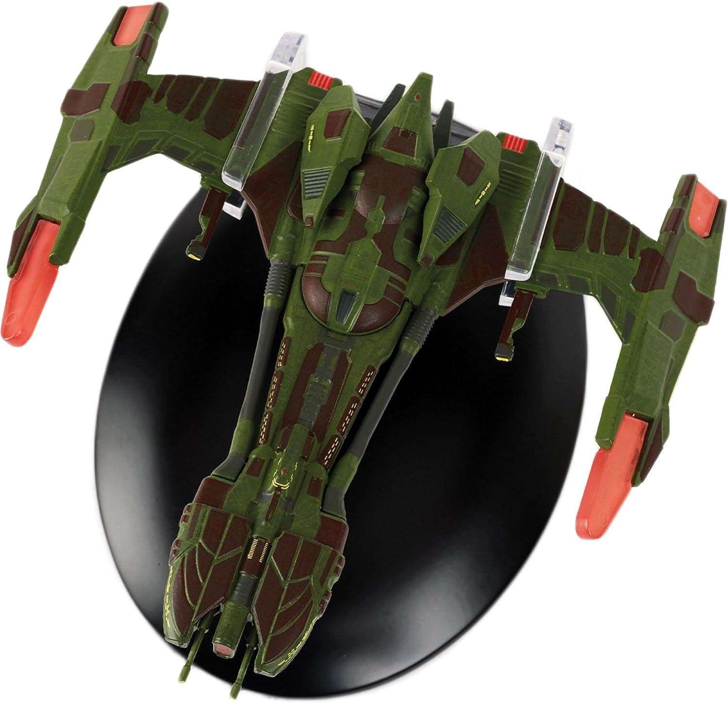 #12 I.K.S. Mat'ha-class Klingon Raptor Diecast Model Ship STO (Eaglemoss / Star Trek) Real Merch