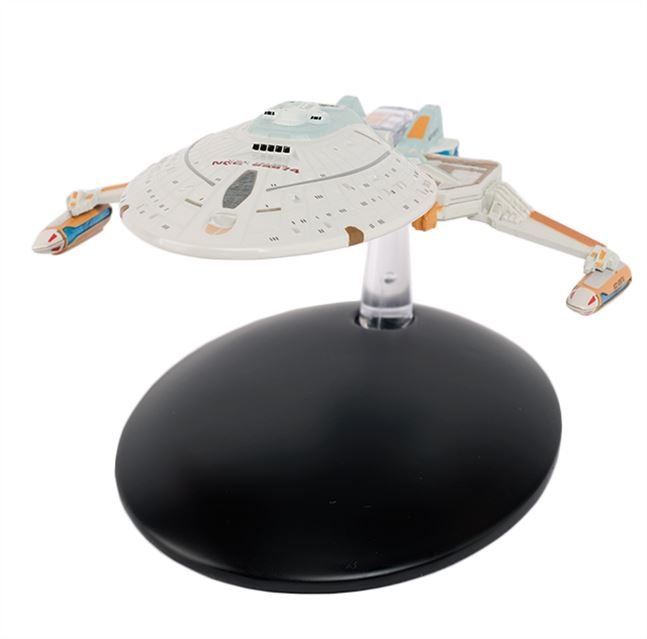 #122 U.S.S. Yeager NCC-65674 Model Diecast Ship (Eaglemoss / Star Trek) Real Merch