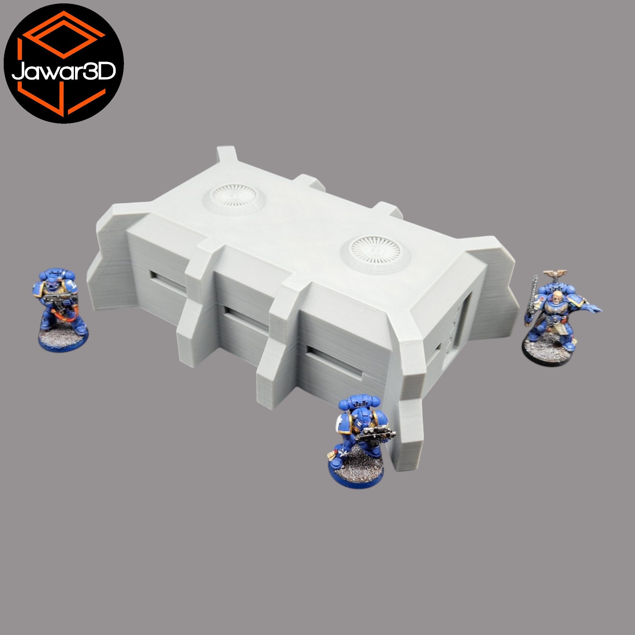Large Bunker - 28mm Wargaming Scatter Terrain Scenery Tabletop Miniature Jawar3d